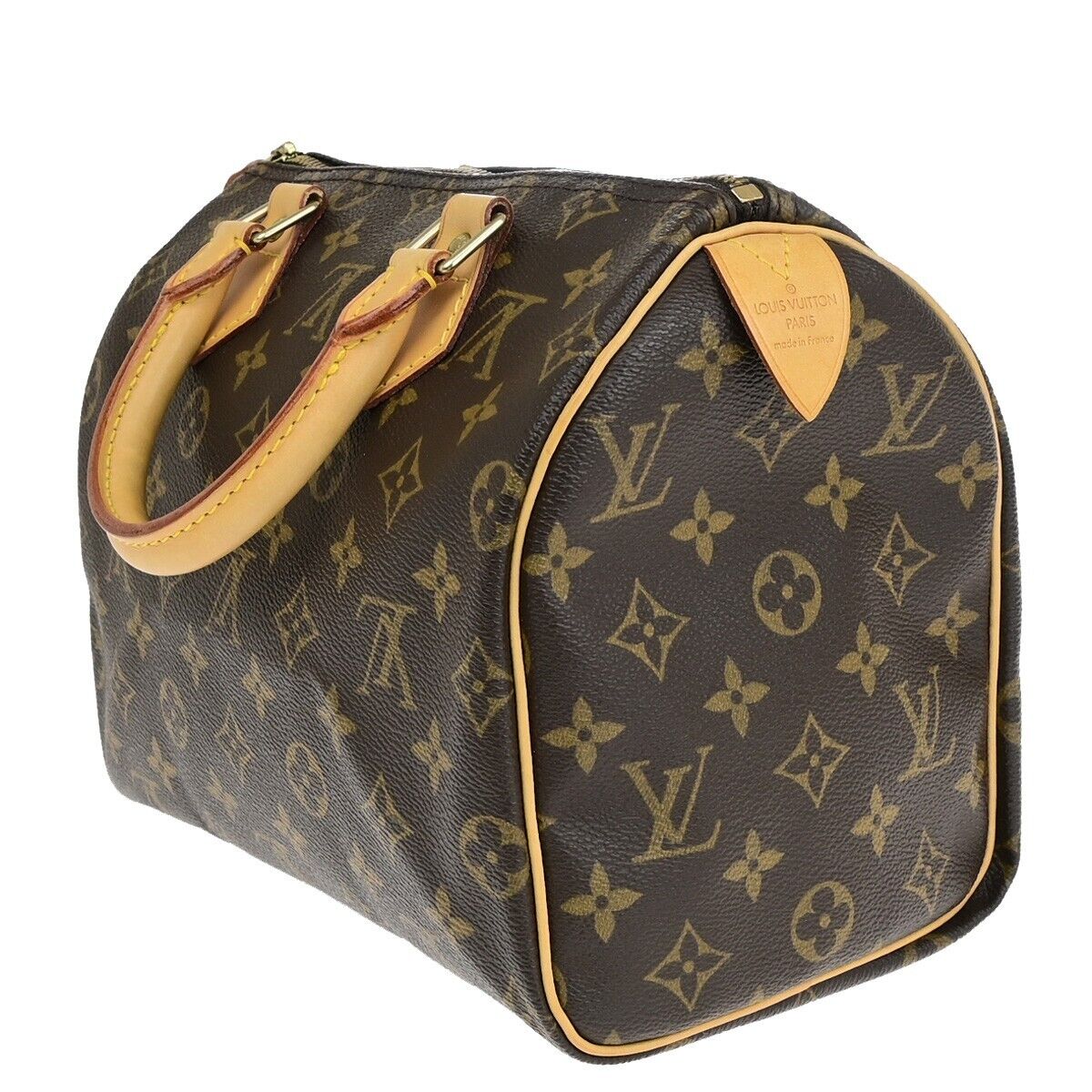 Louis Vuitton Speedy 25 Brown Canvas Hand Bag