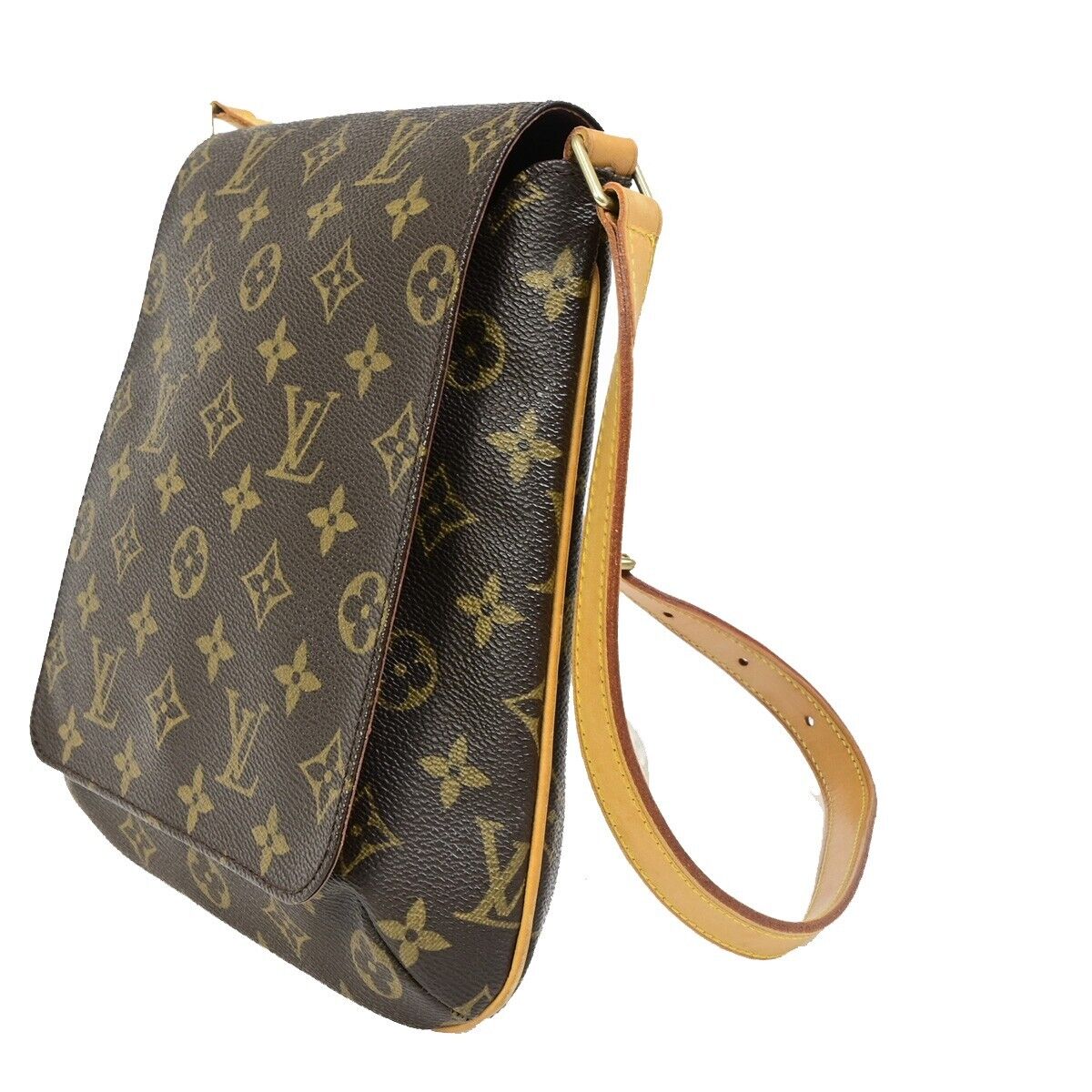 Louis Vuitton Musette Salsa Brown Canvas Shoulder Bag