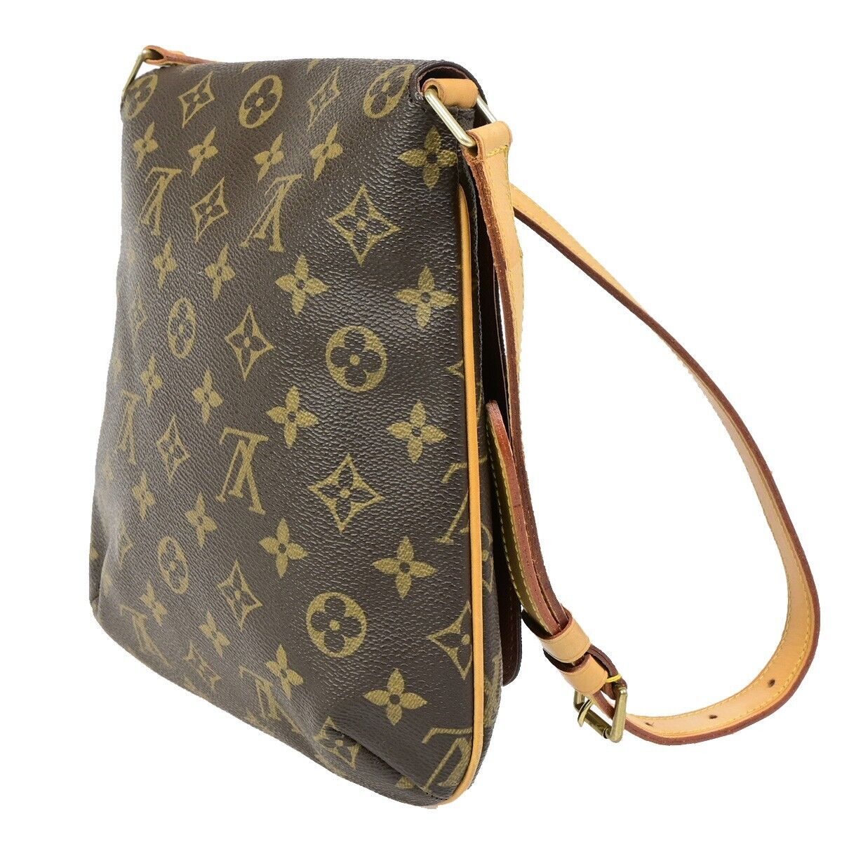 Louis Vuitton Musette Salsa Brown Canvas Shoulder Bag