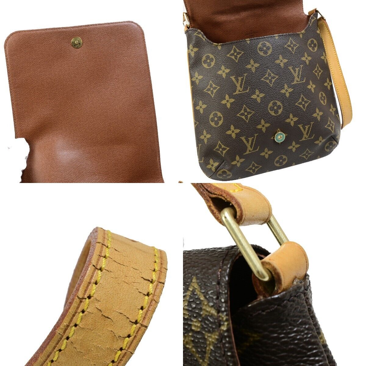 Louis Vuitton Musette Salsa Brown Canvas Shoulder Bag