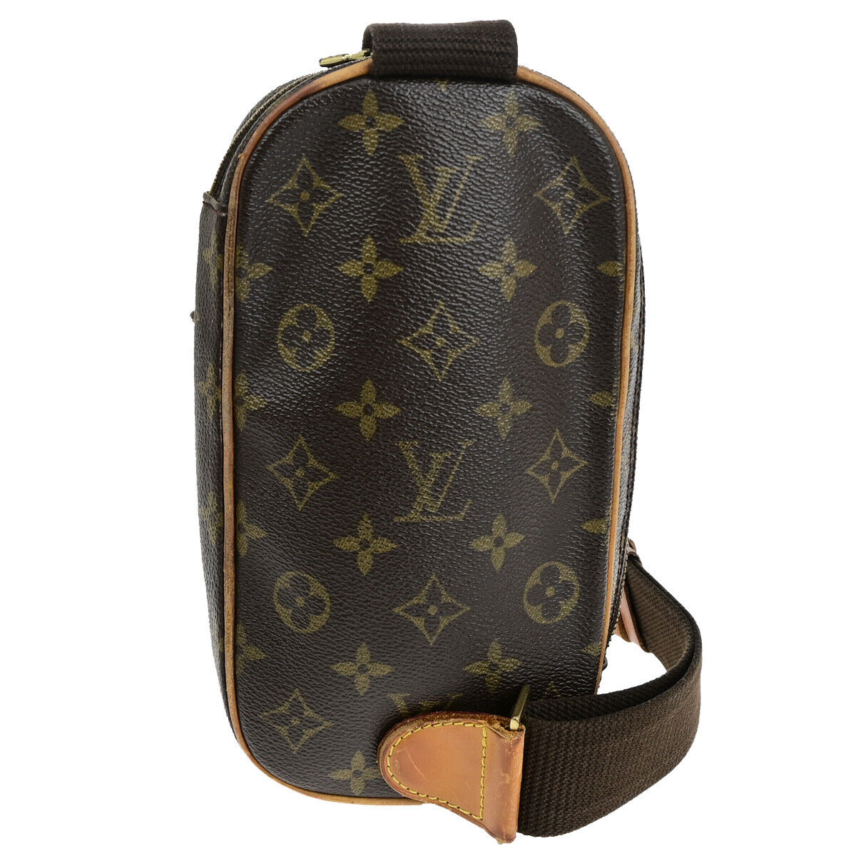 Louis Vuitton Pochette gange Brown Canvas Shoulder Bag