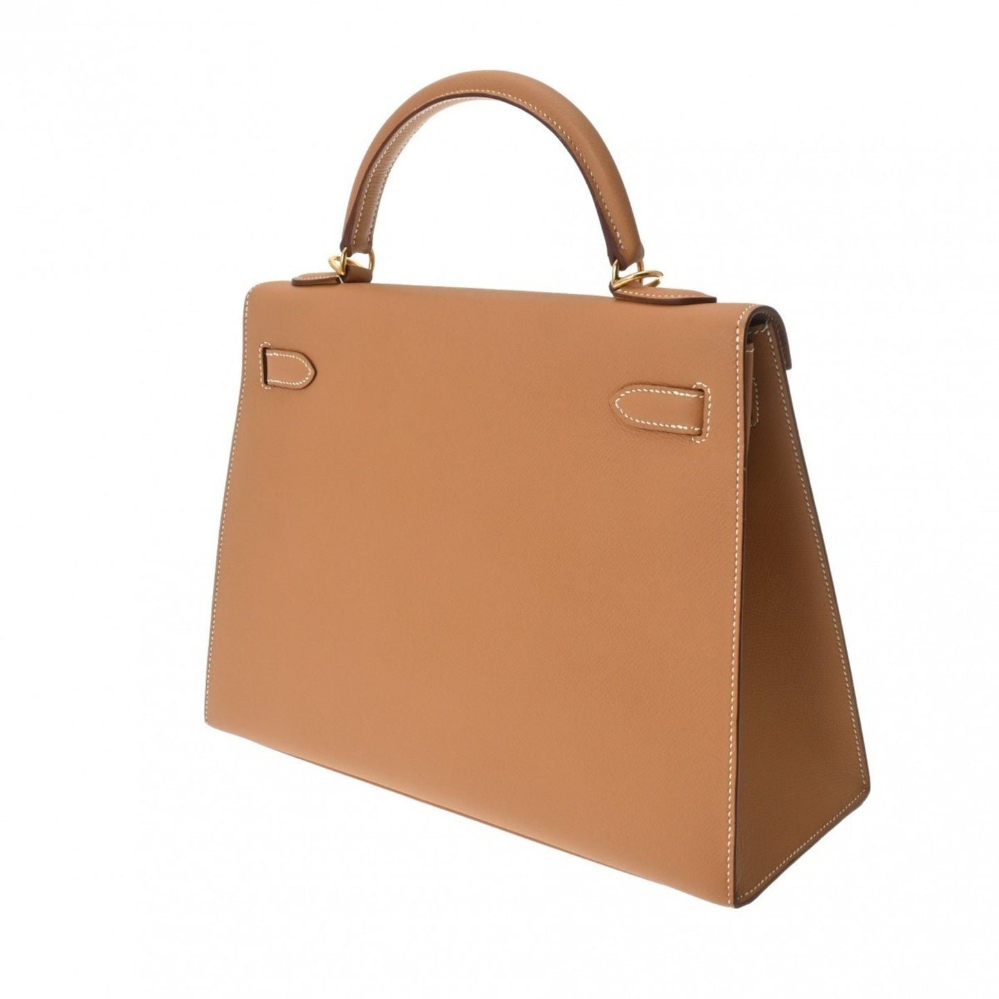 Hermès Kelly 32 Brown Leather Hand Bag