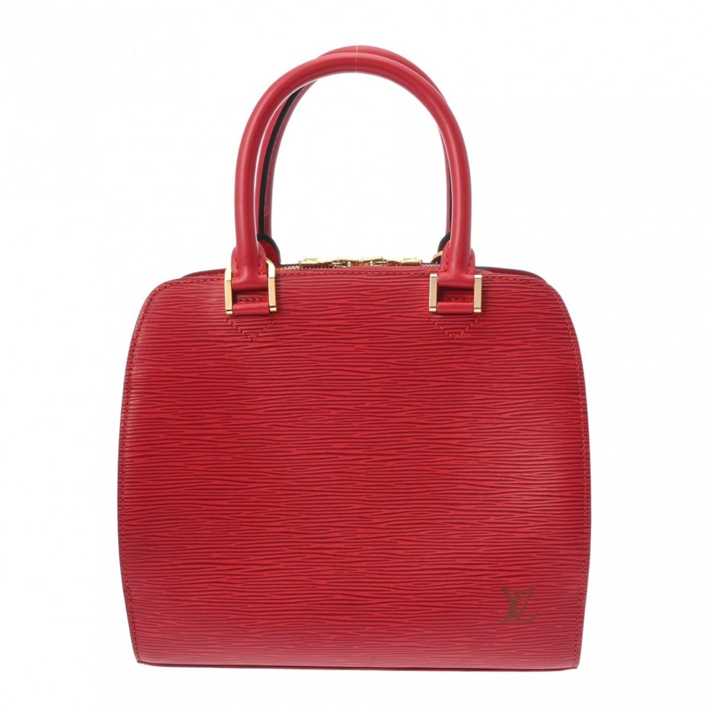 Louis Vuitton Pont Neuf Red Leather Hand Bag