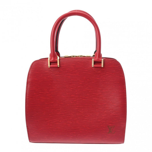 Louis Vuitton Pont Neuf Red Leather Hand Bag