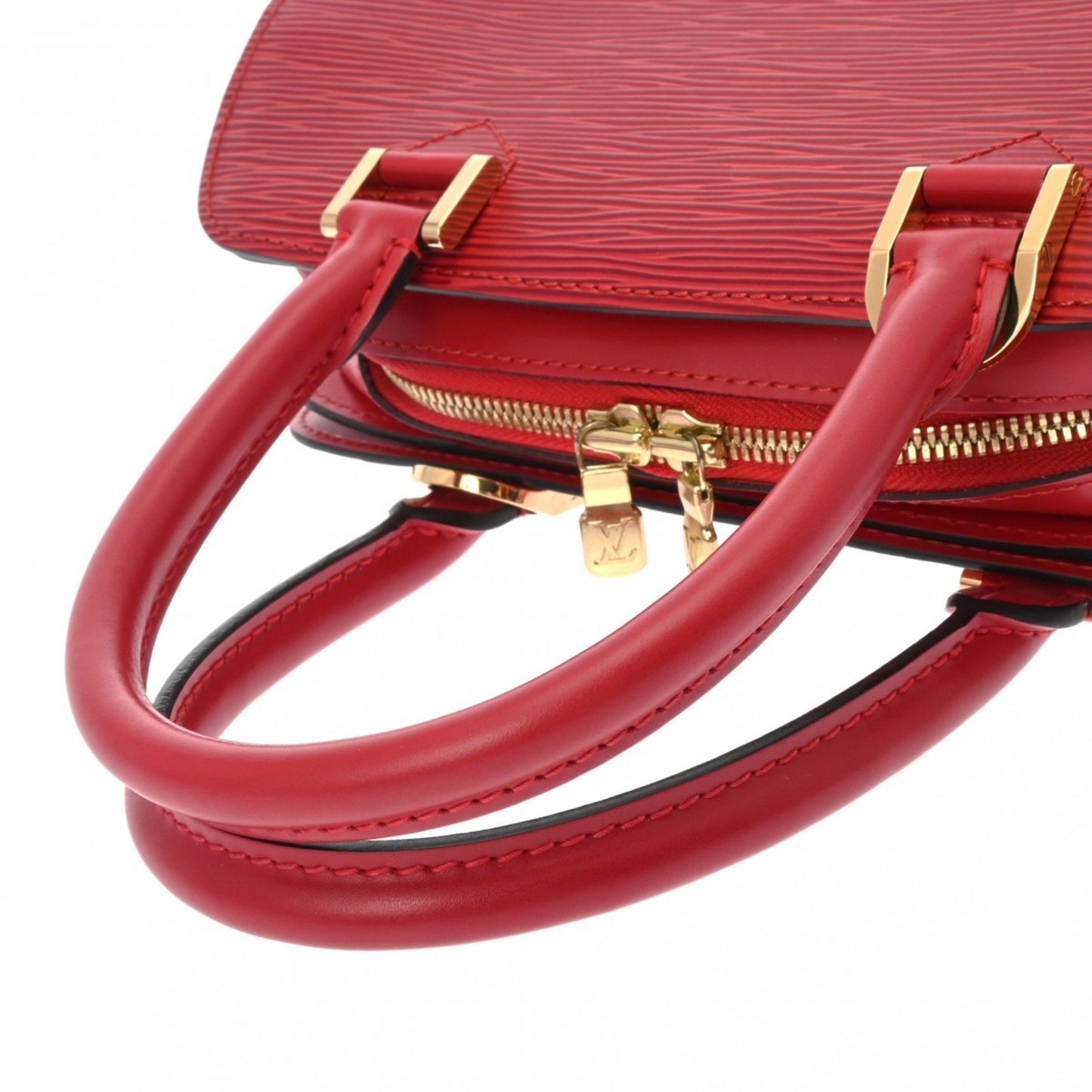 Louis Vuitton Pont Neuf Red Leather Hand Bag