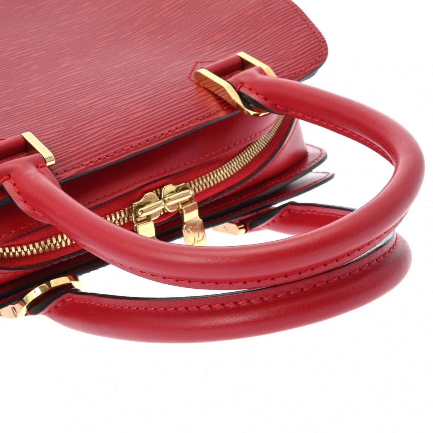 Louis Vuitton Pont Neuf Red Leather Hand Bag