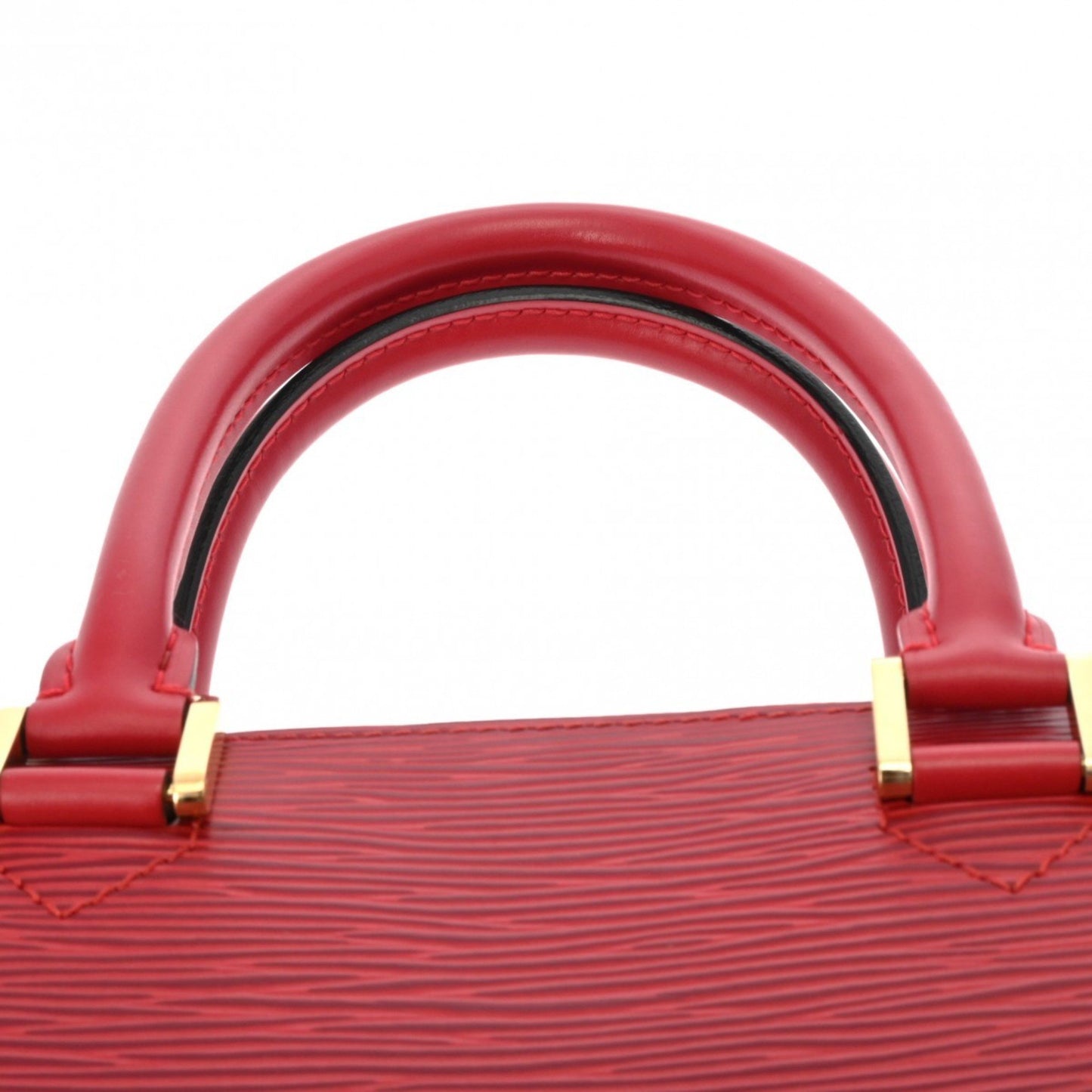 Louis Vuitton Pont Neuf Red Leather Hand Bag