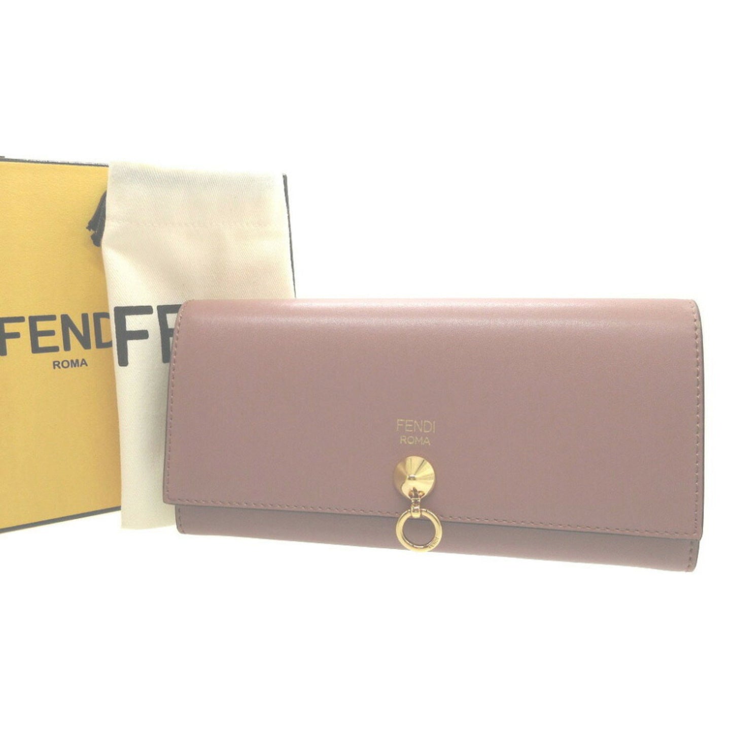 Fendi By The Way Pink Leather Wallet Accessories