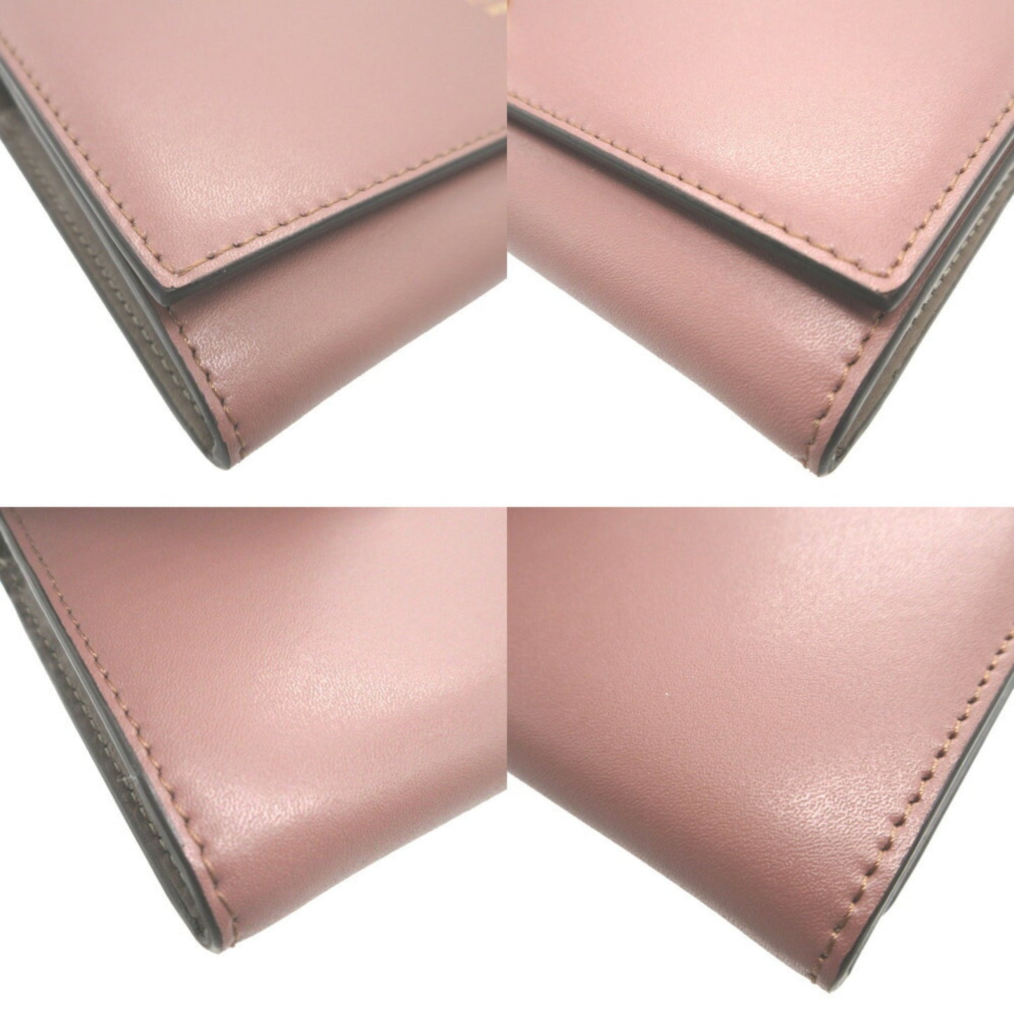 Fendi By The Way Pink Leather Wallet Accessories