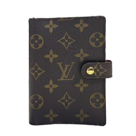 Louis Vuitton Agenda PM Brown Canvas Wallet Accessories