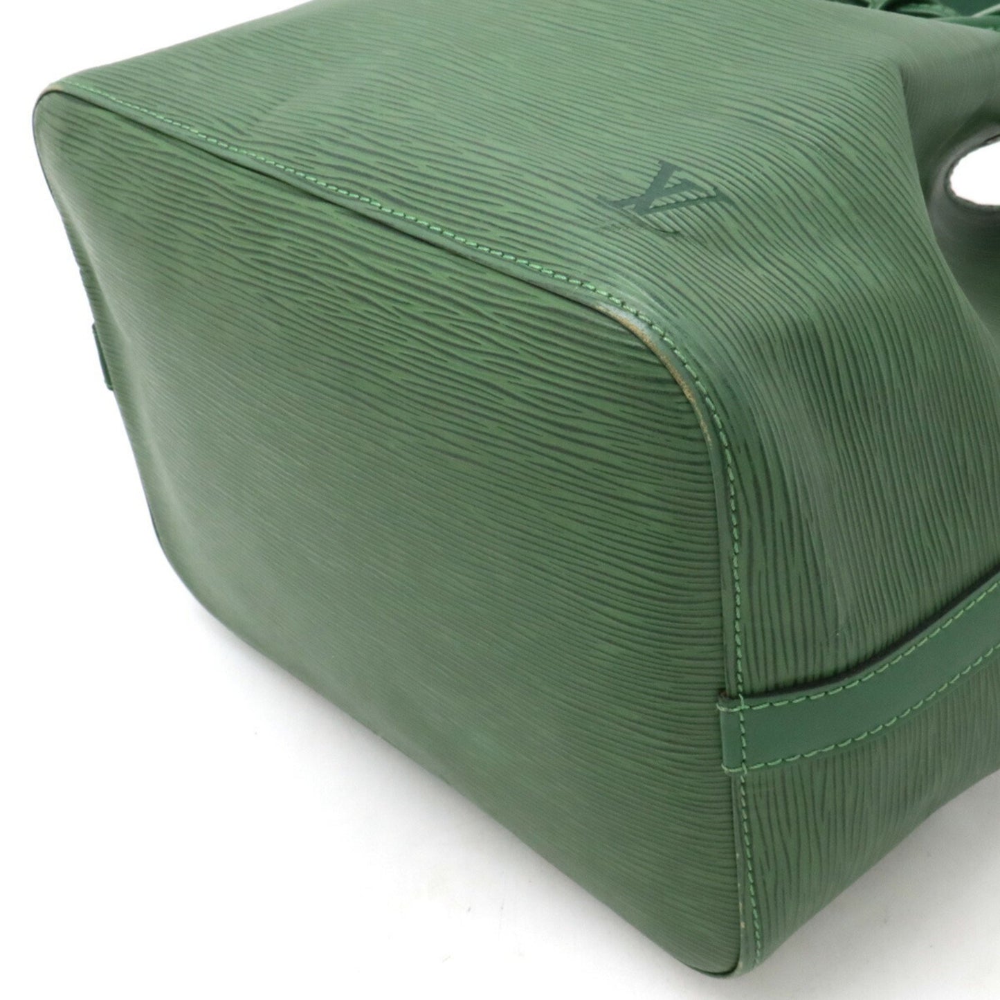 Louis Vuitton Petit Noé Green Leather Shoulder Bag