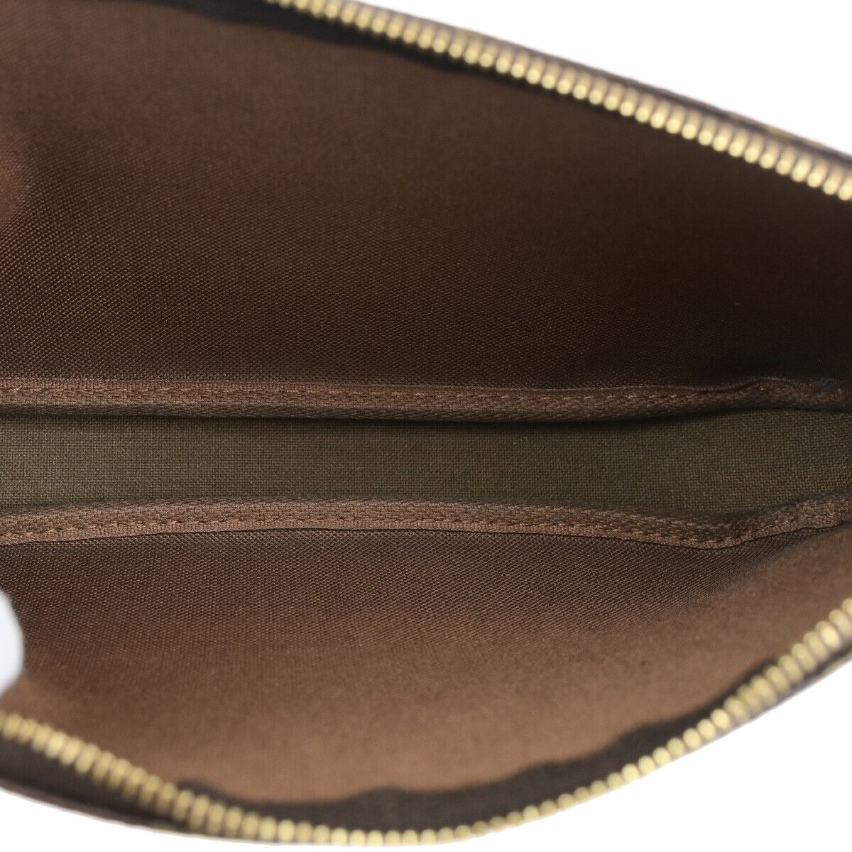 Louis Vuitton Pochette accessoires Brown Canvas Clutch Bag