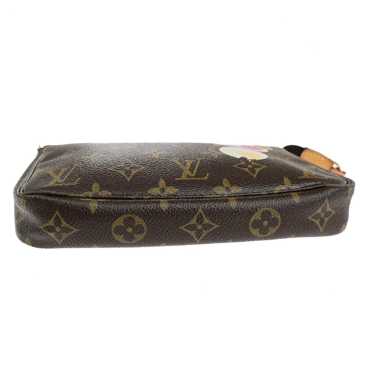 Louis Vuitton Pochette accessoires Brown Canvas Clutch Bag