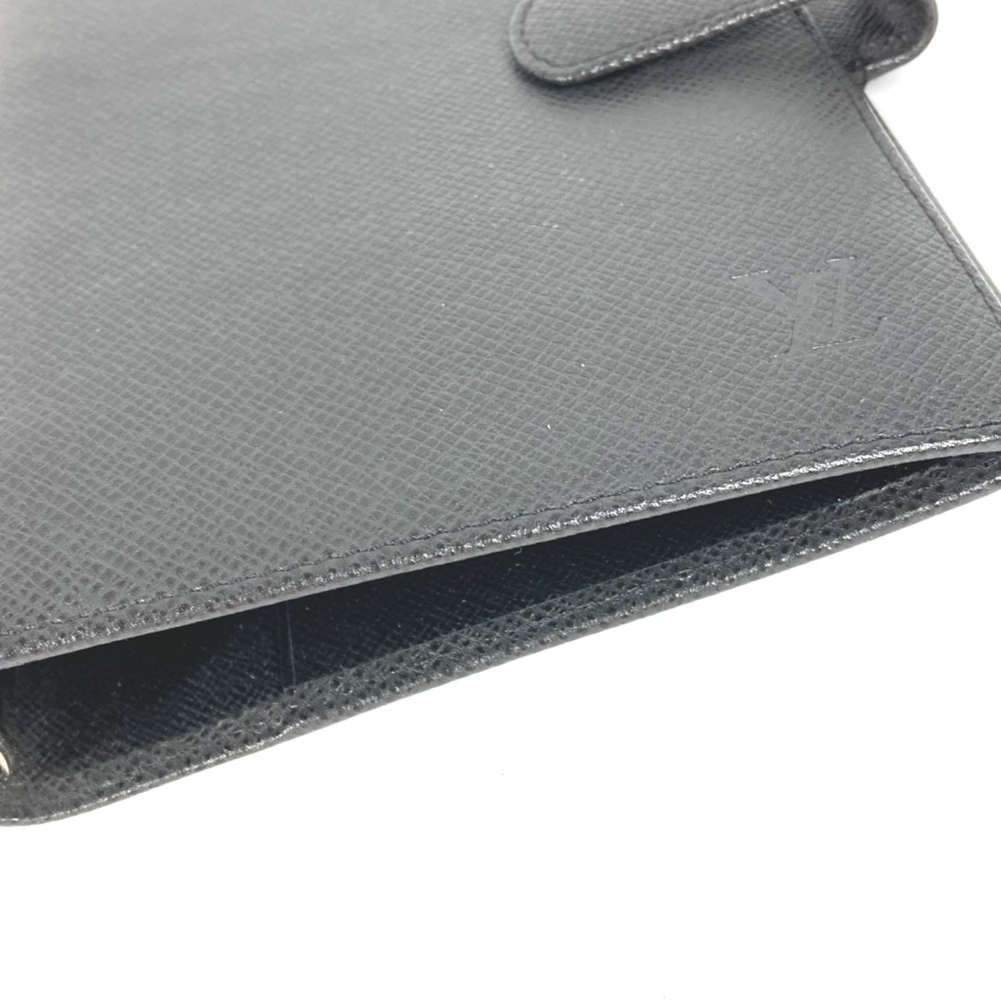 Louis Vuitton Agenda cover Black Leather Wallet Accessories