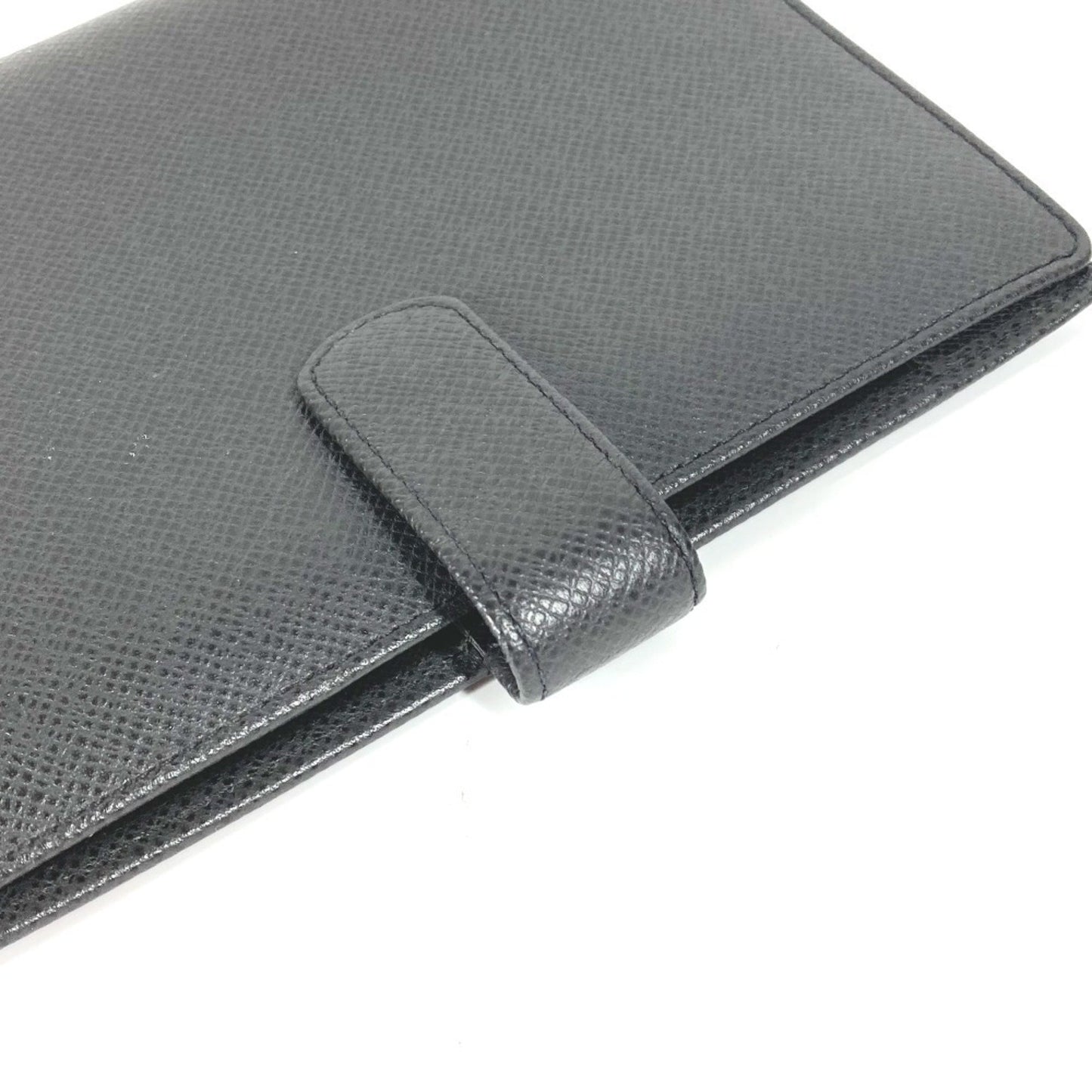 Louis Vuitton Agenda cover Black Leather Wallet Accessories