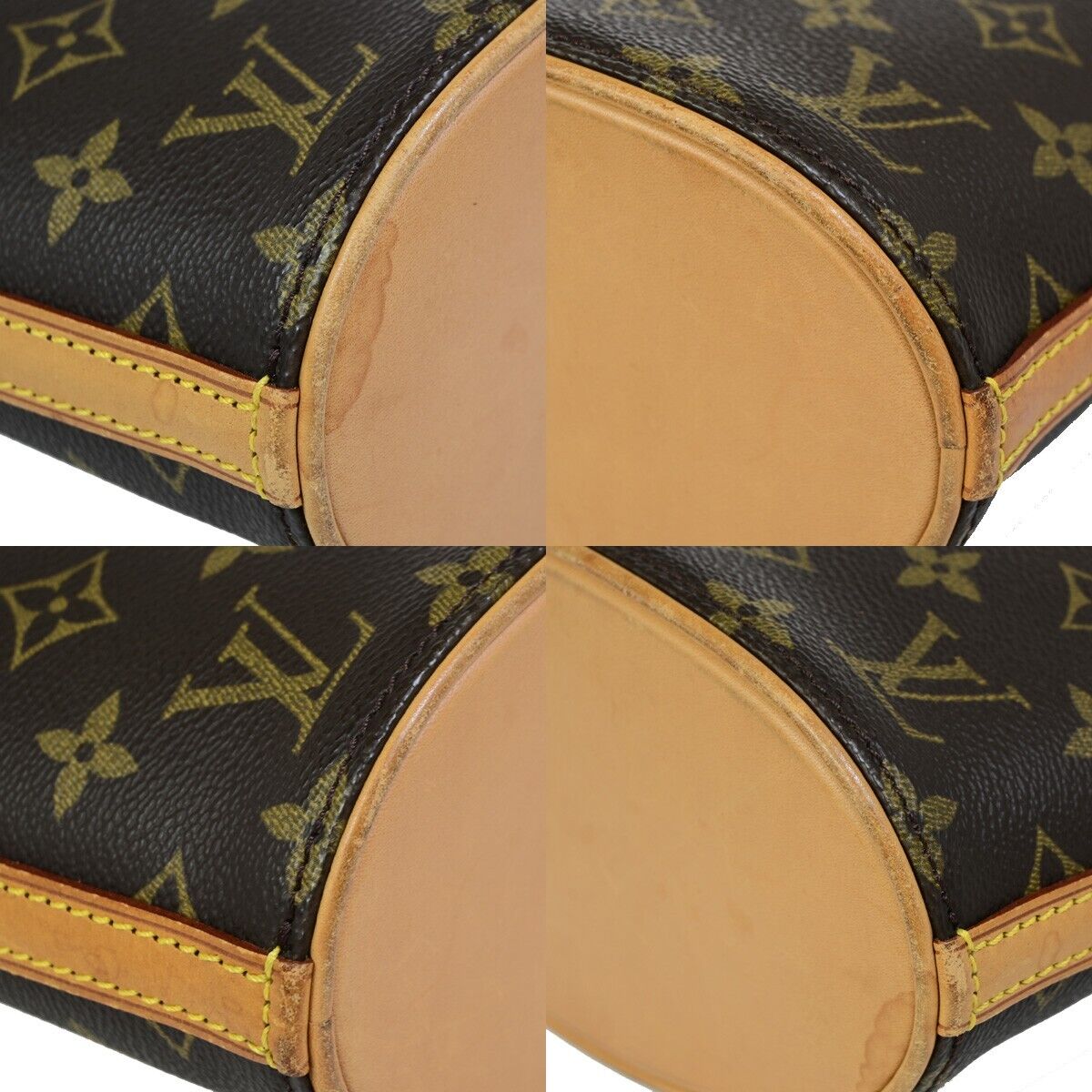 Louis Vuitton Drouot Brown Canvas Shoulder Bag