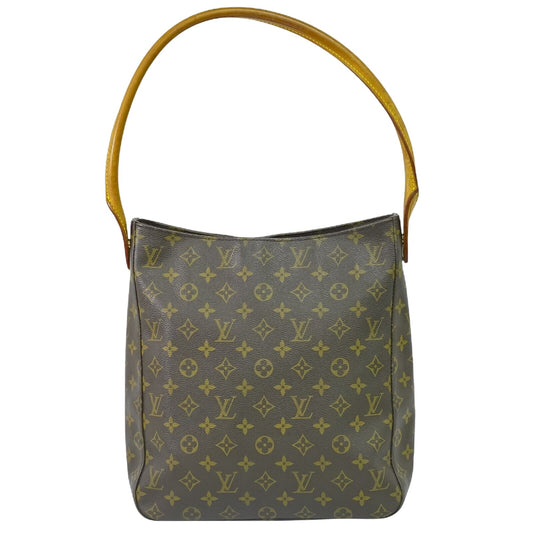 Louis Vuitton Looping GM Brown Canvas Shoulder Bag