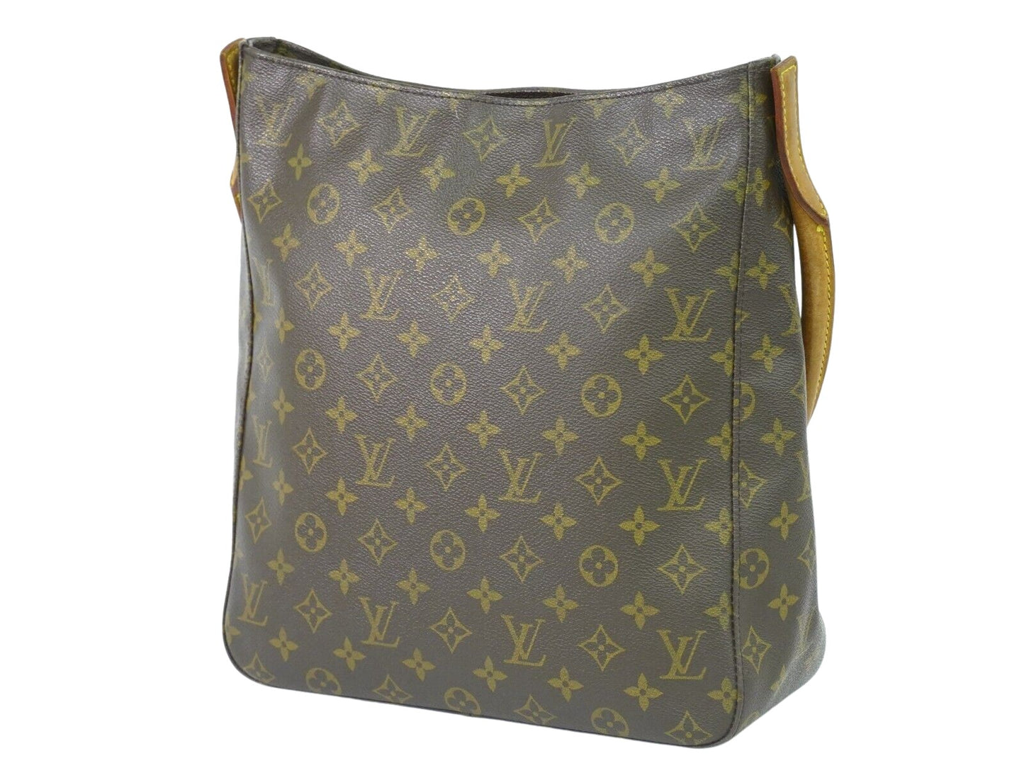 Louis Vuitton Looping GM Brown Canvas Shoulder Bag