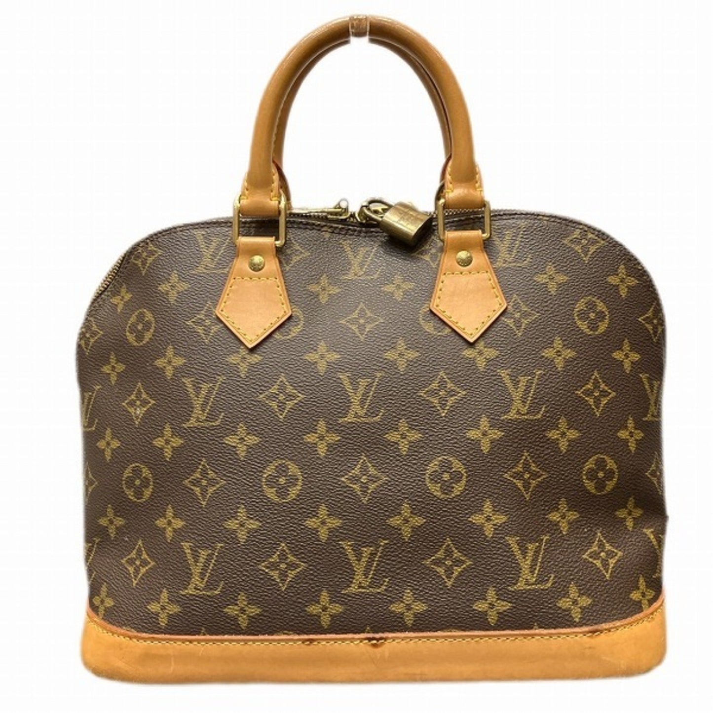 Louis Vuitton Alma Brown Canvas Hand Bag