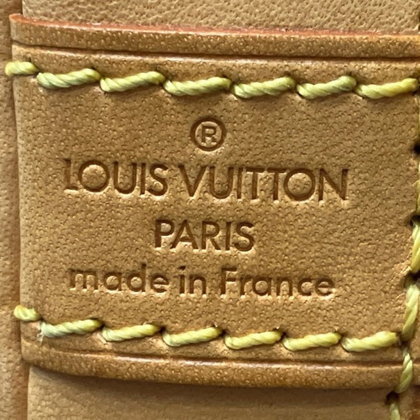 Louis Vuitton Alma Brown Canvas Hand Bag