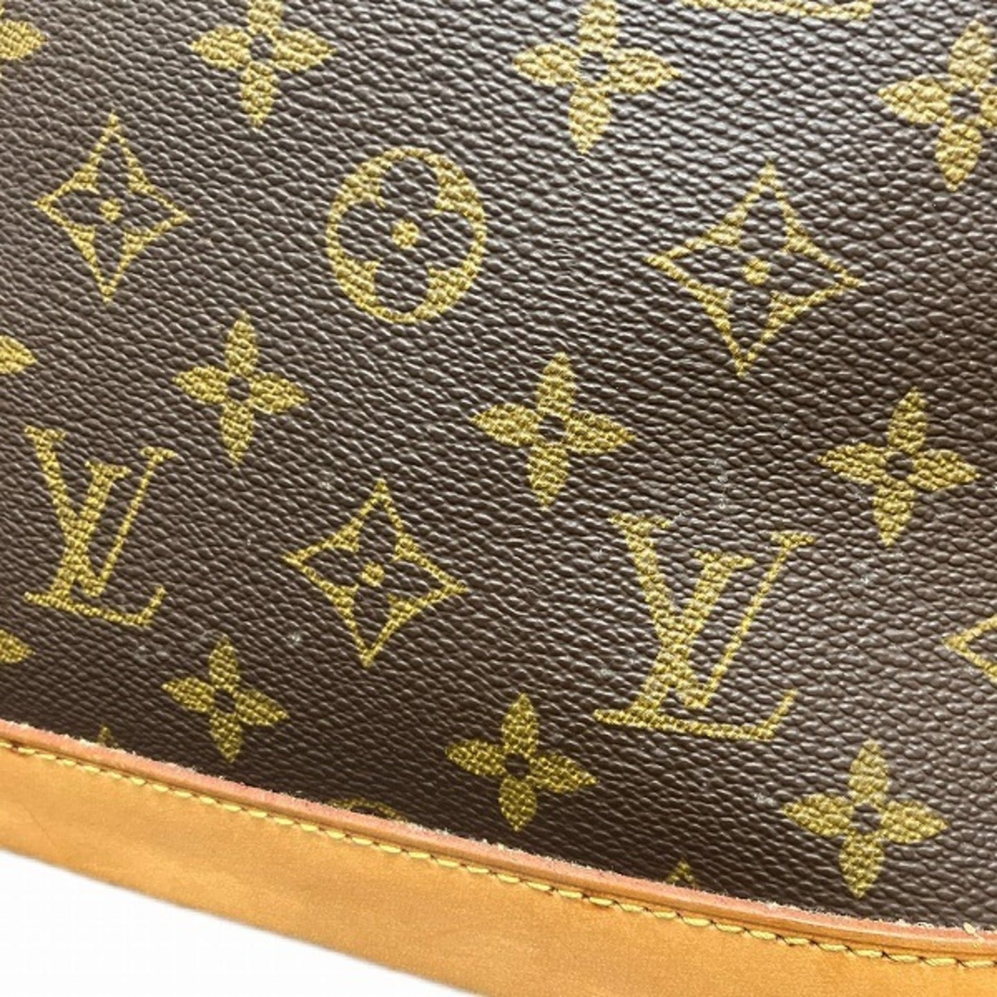 Louis Vuitton Alma Brown Canvas Hand Bag