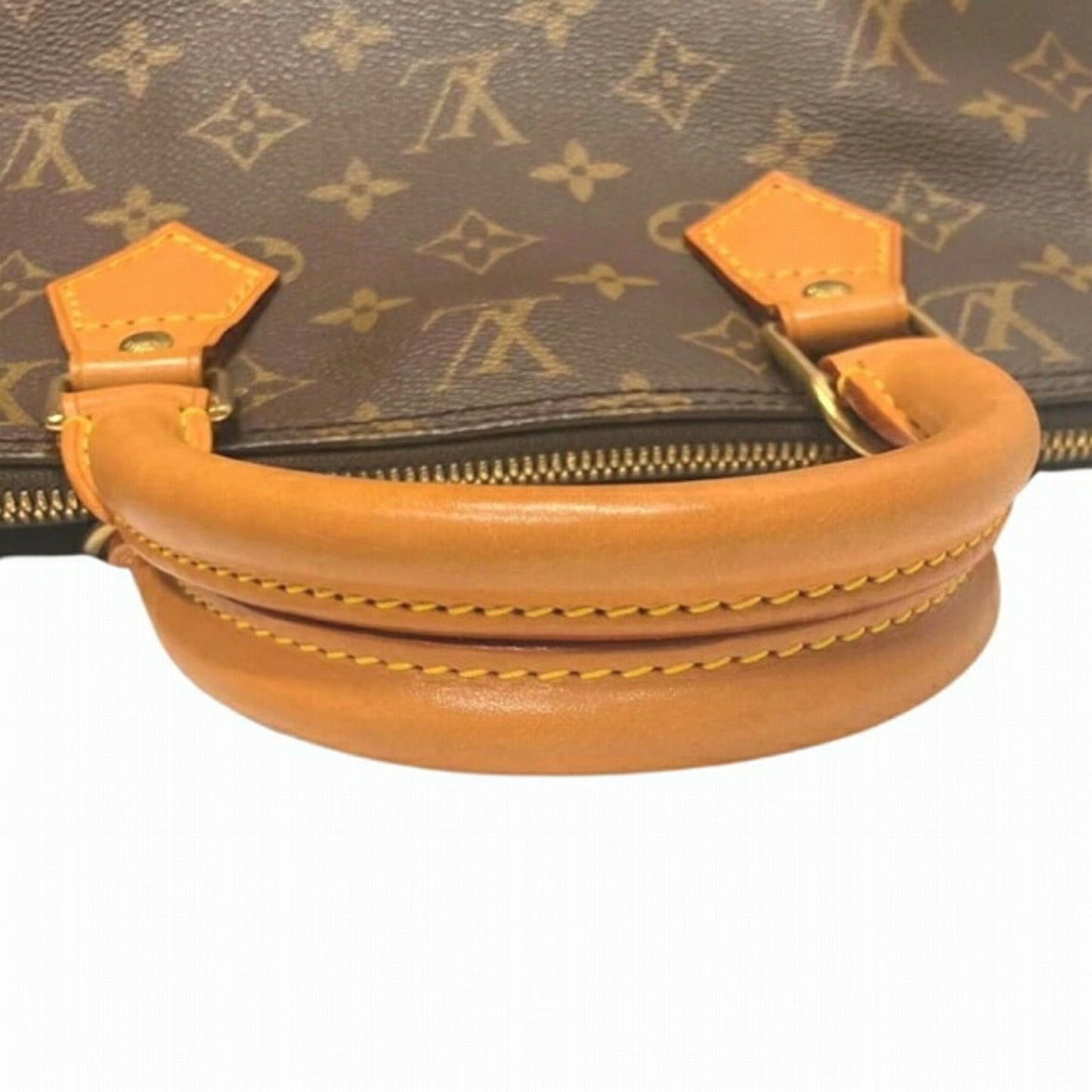 Louis Vuitton Alma Brown Canvas Hand Bag