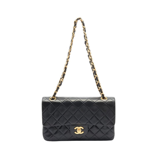 Chanel Timeless Black Leather Shoulder Bag