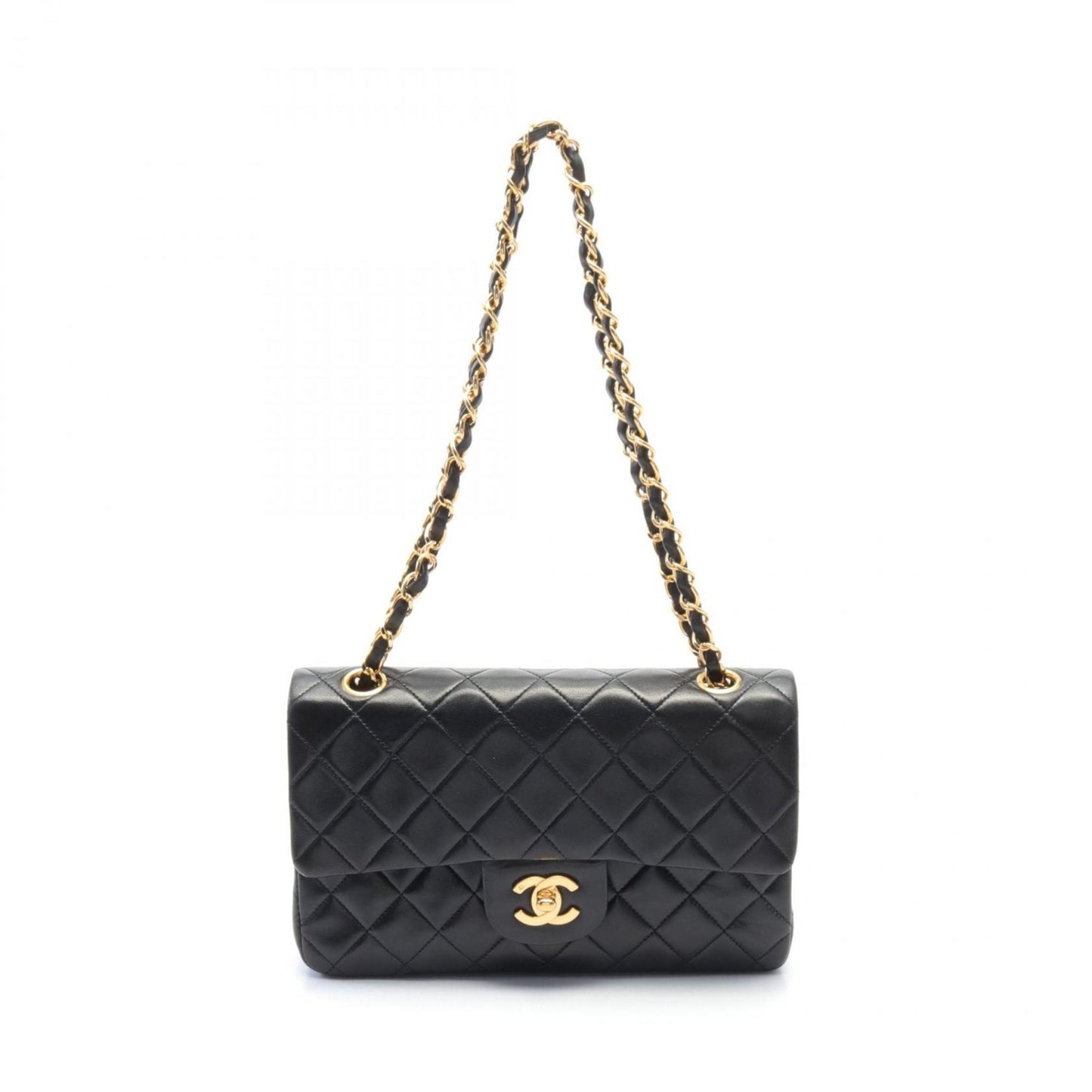 Chanel Timeless Black Leather Shoulder Bag