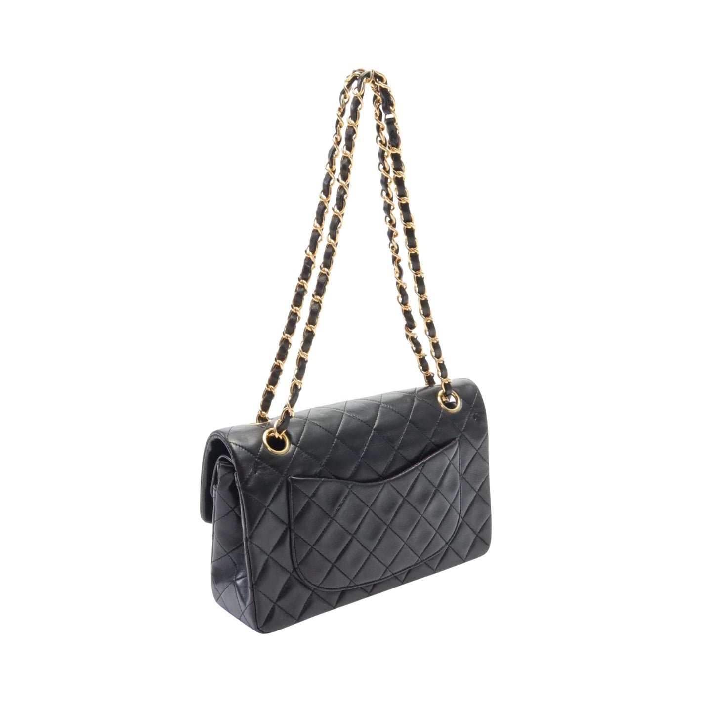 Chanel Timeless Black Leather Shoulder Bag