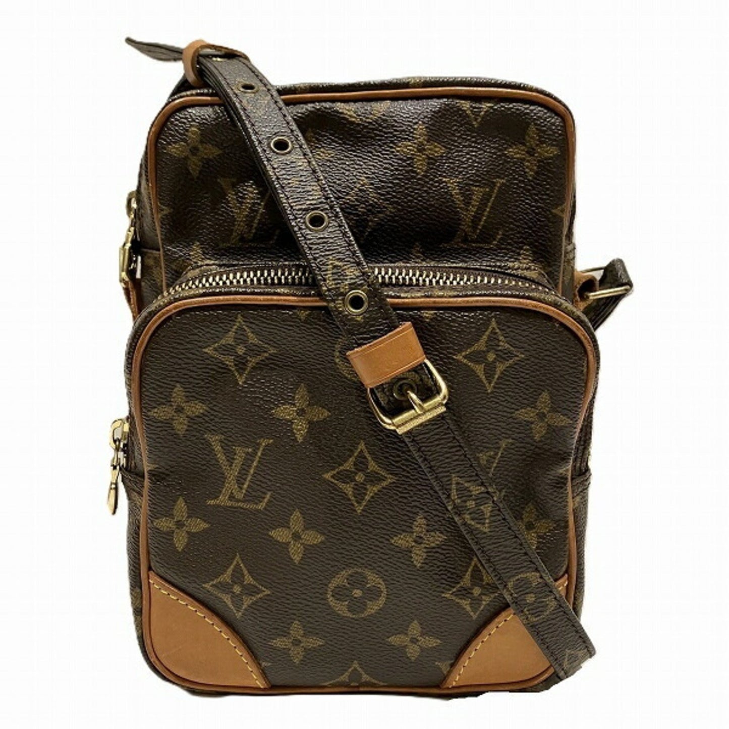 Louis Vuitton Amazon Brown Canvas Shoulder Bag