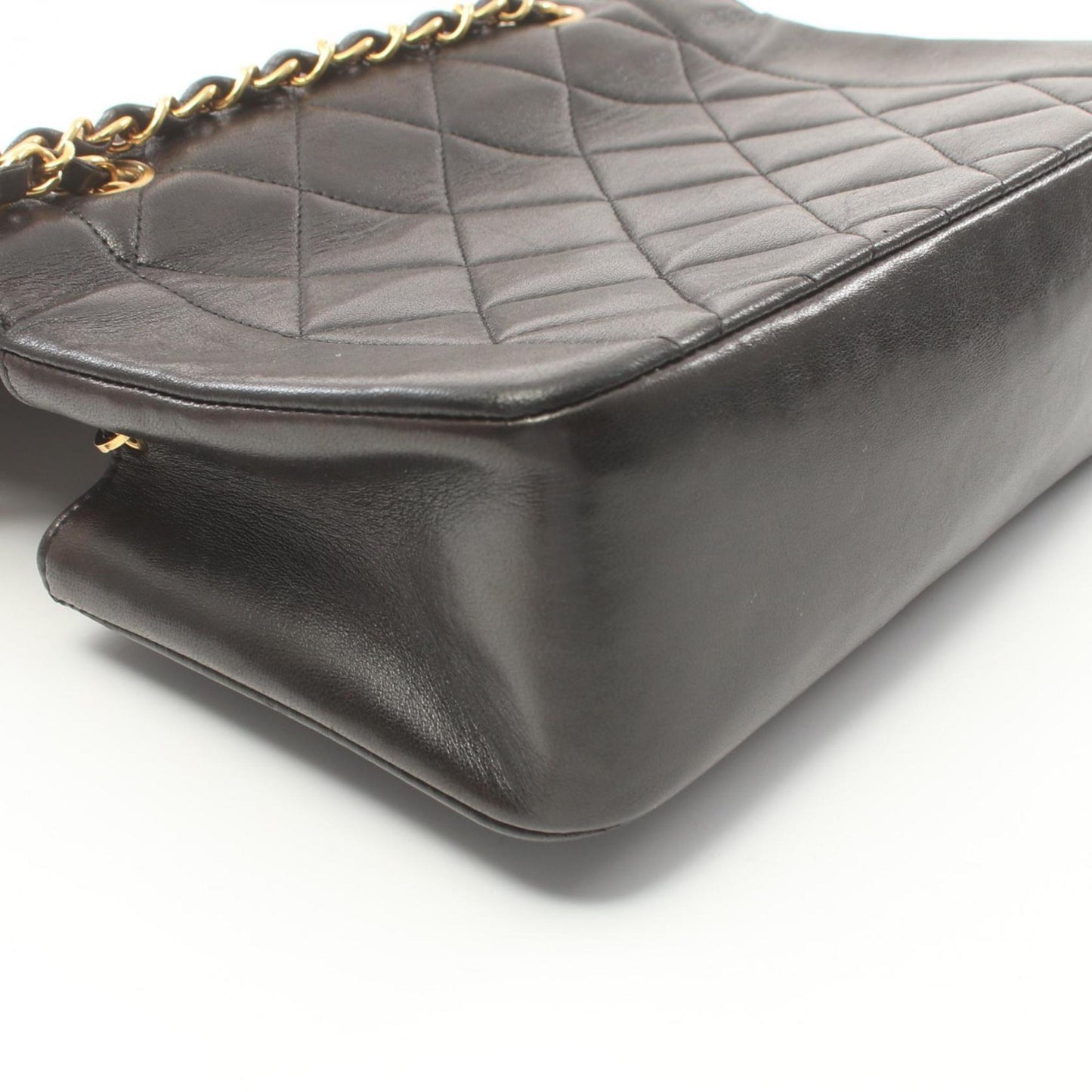 Chanel Diana Black Leather Shoulder Bag