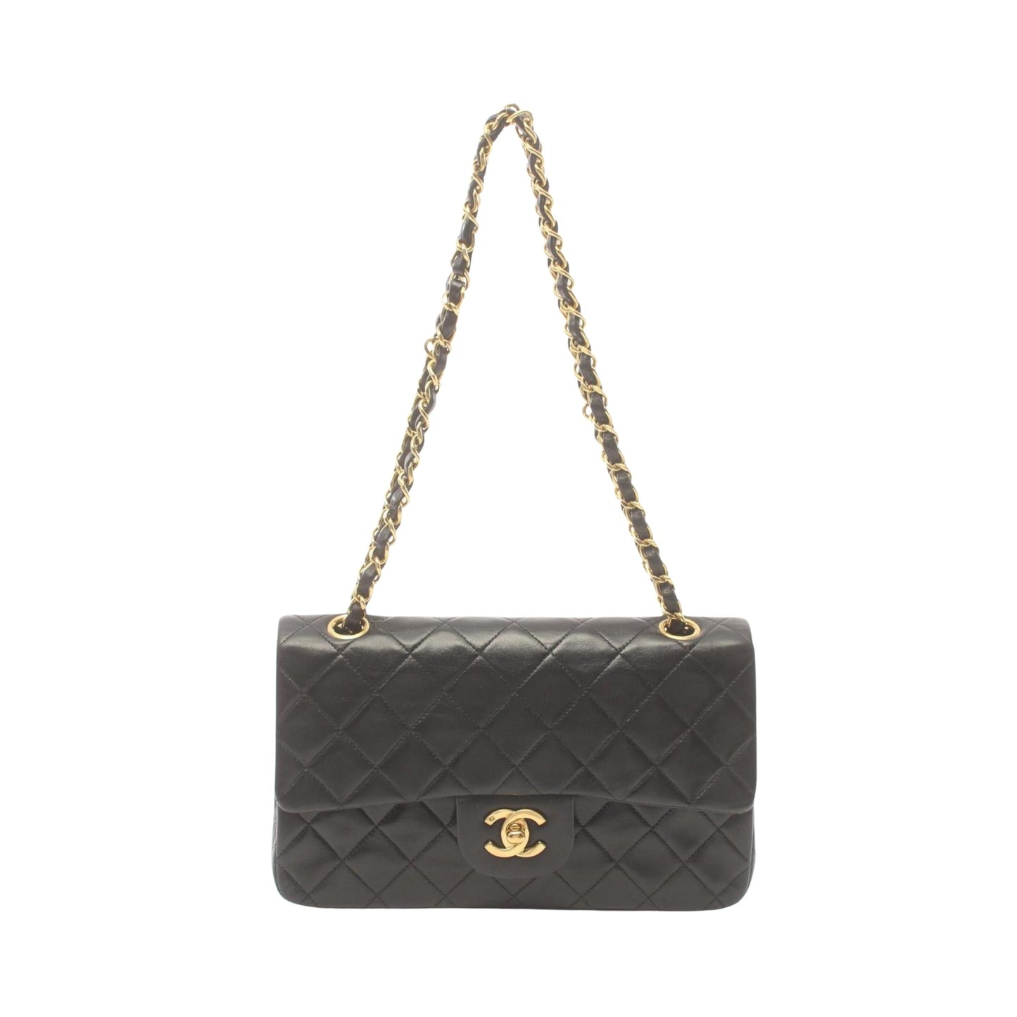 Chanel Timeless Black Leather Shoulder Bag