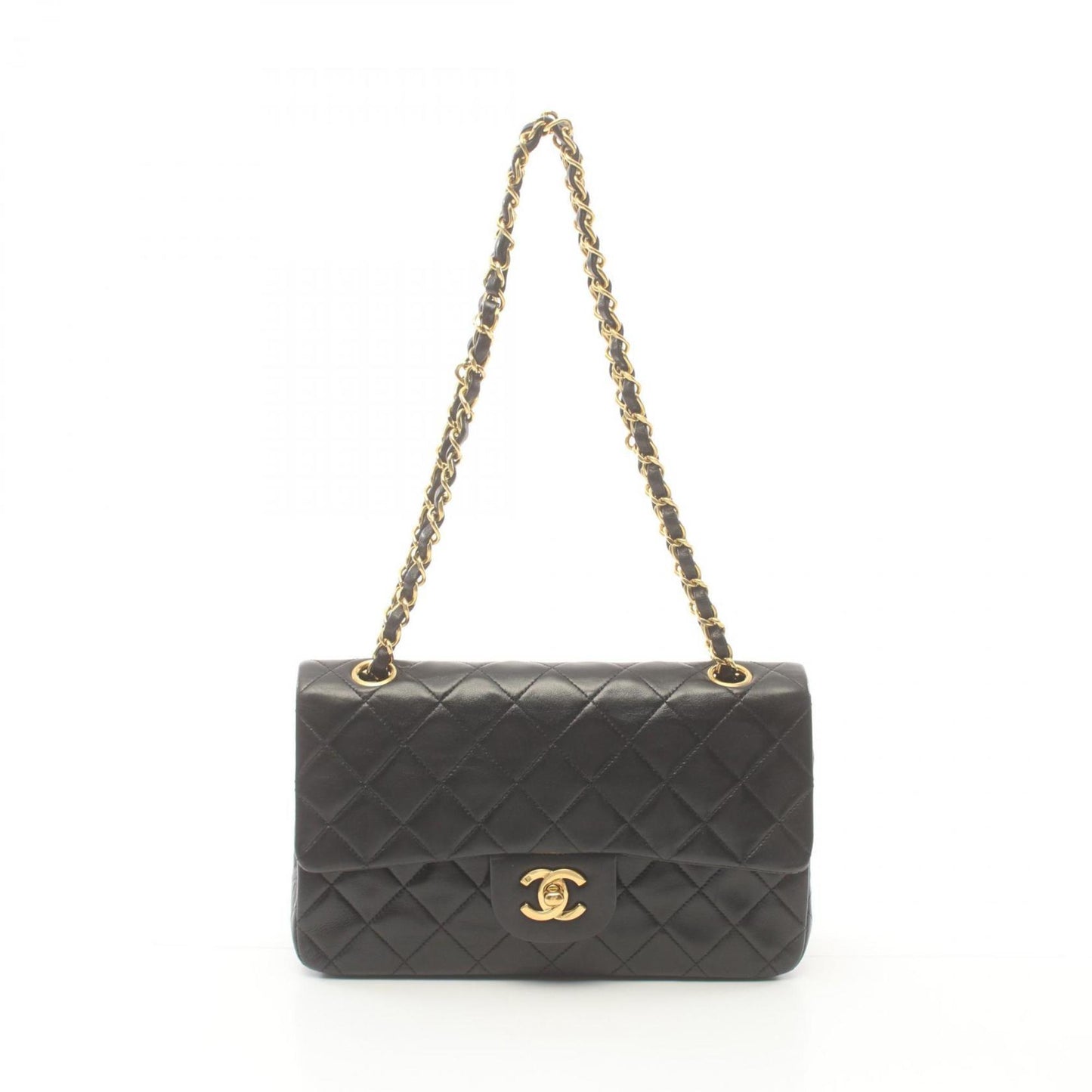 Chanel Timeless Black Leather Shoulder Bag