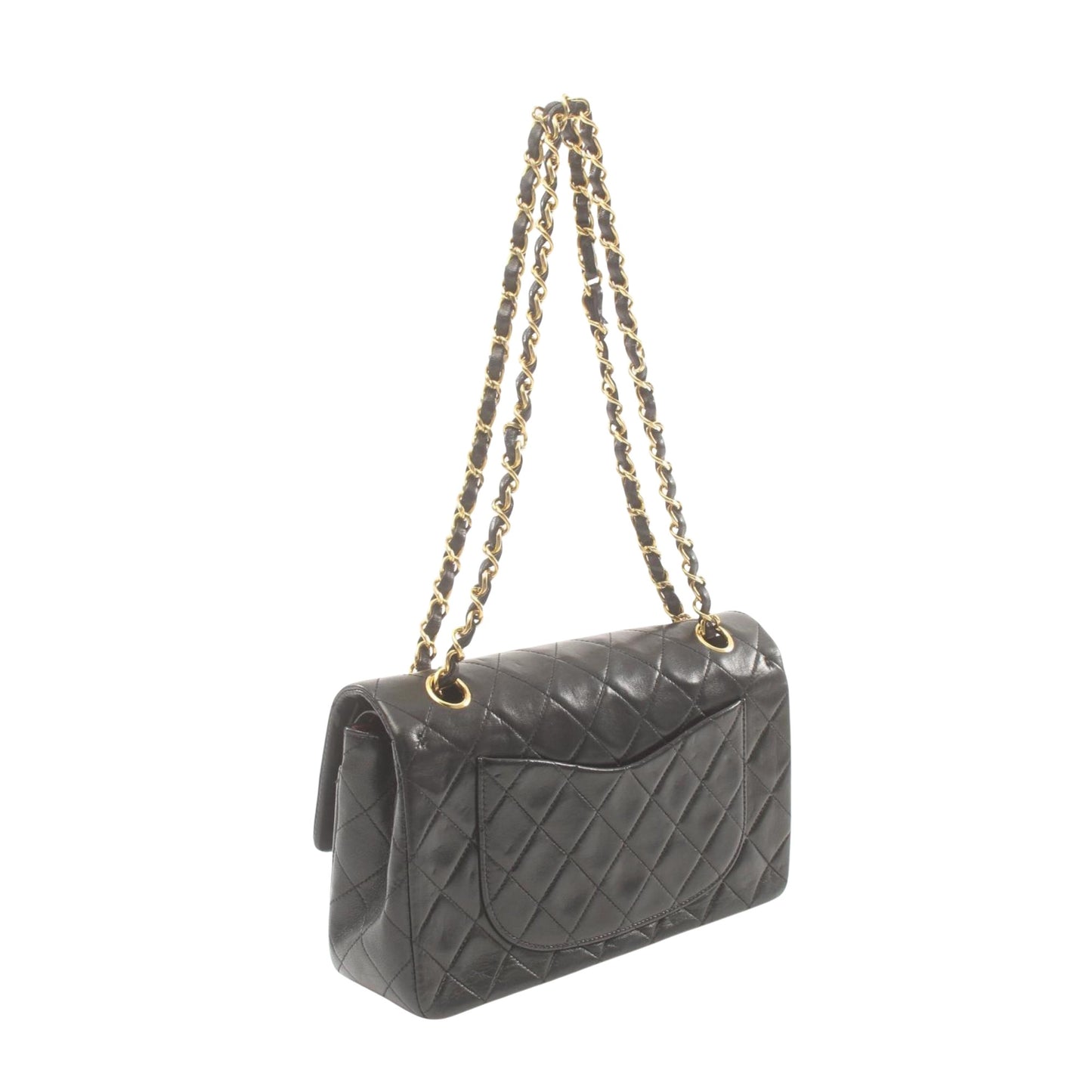 Chanel Timeless Black Leather Shoulder Bag