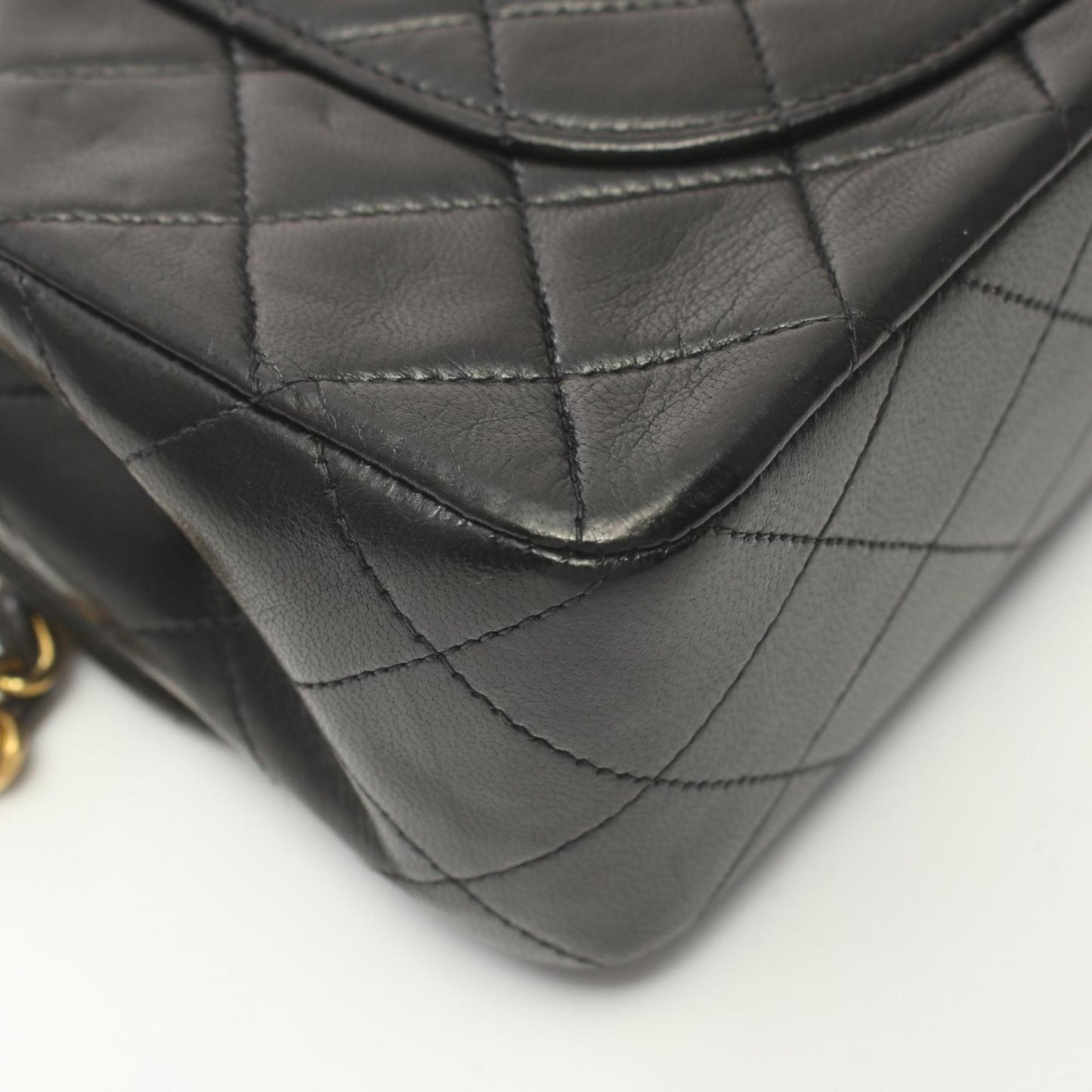 Chanel Timeless Black Leather Shoulder Bag