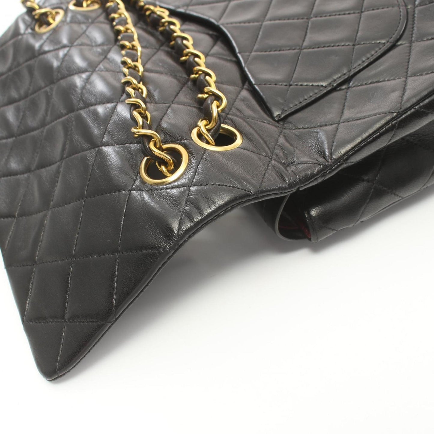 Chanel Timeless Black Leather Shoulder Bag