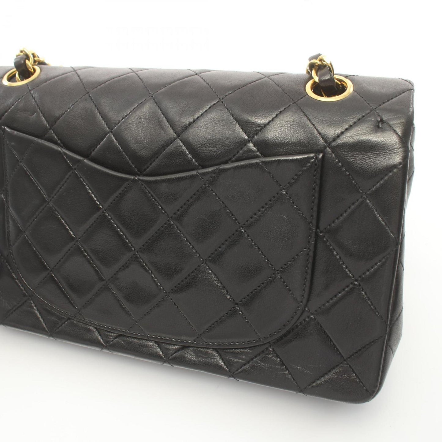 Chanel Timeless Black Leather Shoulder Bag