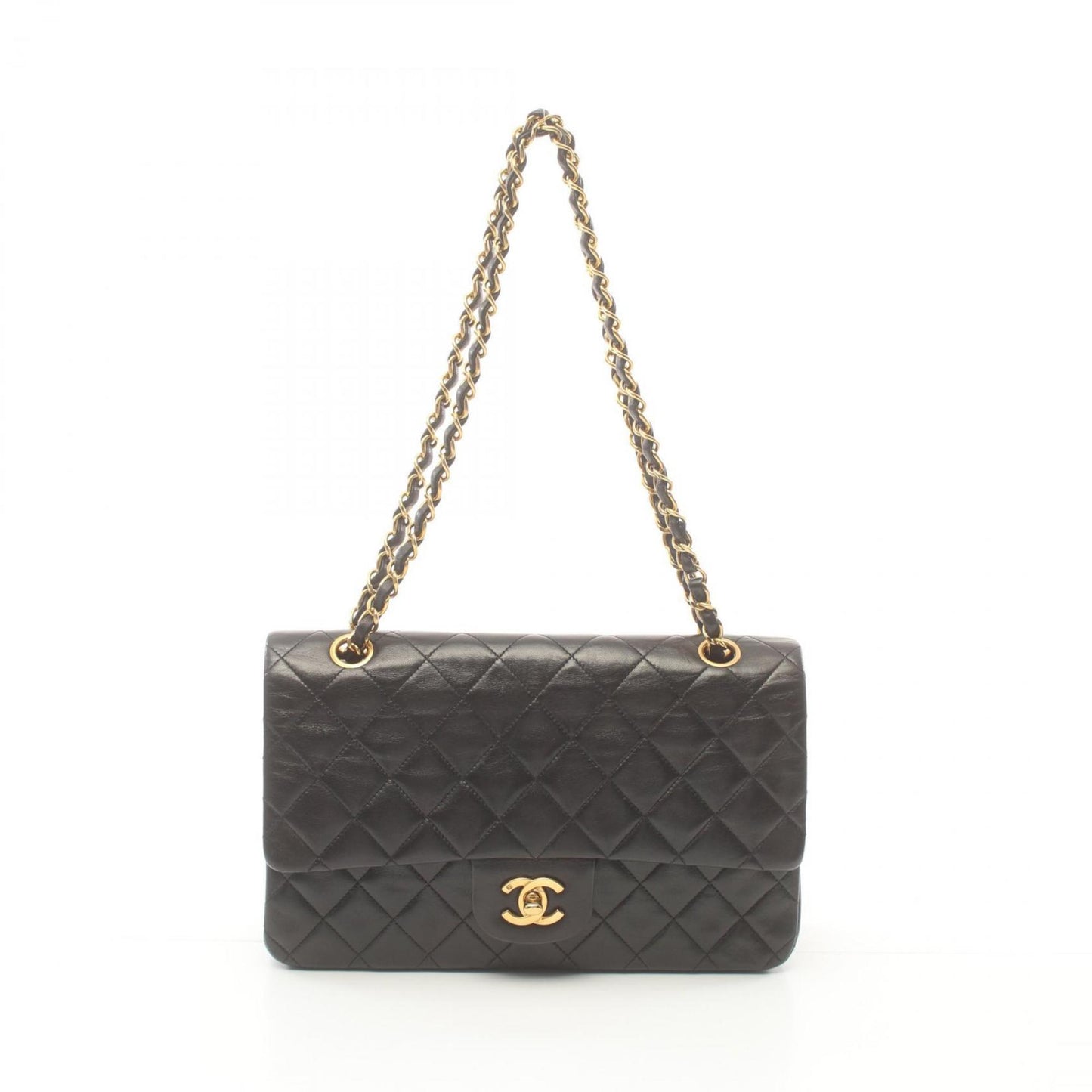 Chanel Timeless Black Leather Shoulder Bag