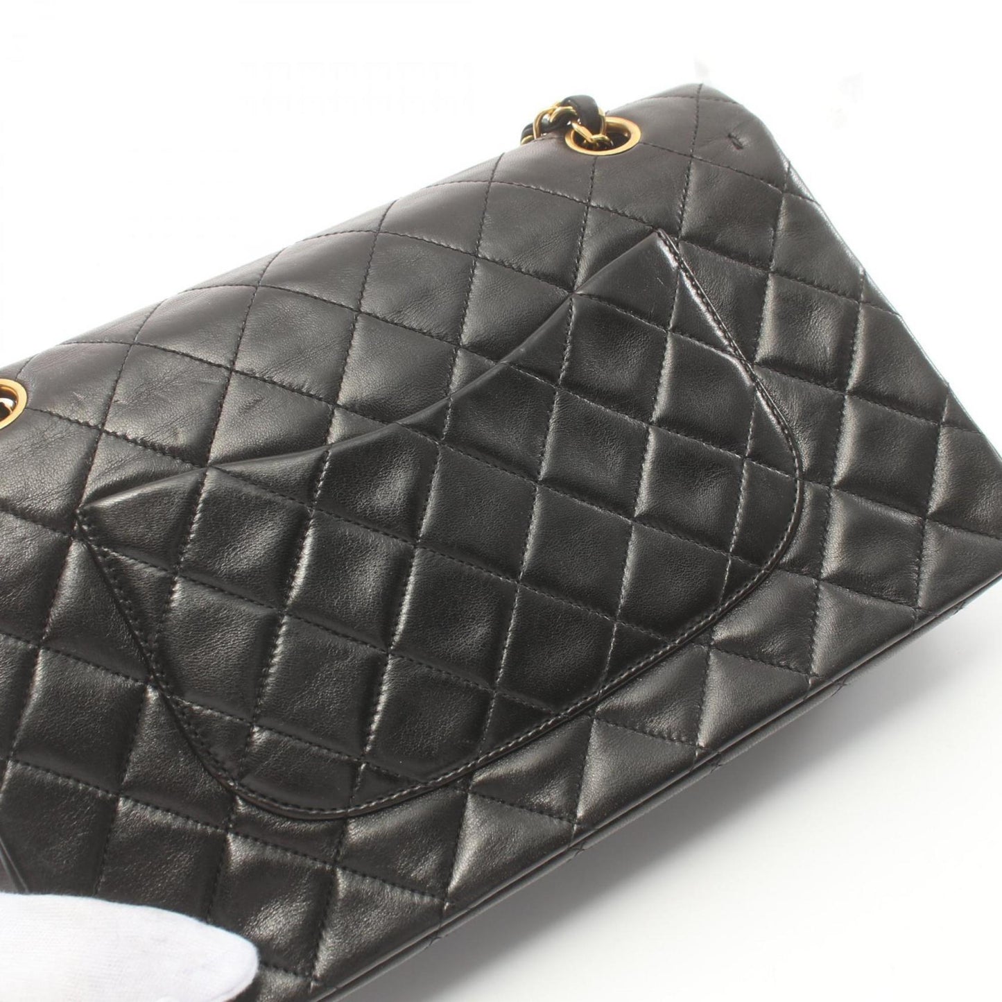 Chanel Timeless Black Leather Shoulder Bag