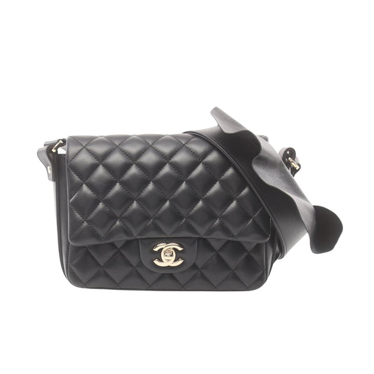 Chanel Timeless Black Leather Shoulder Bag