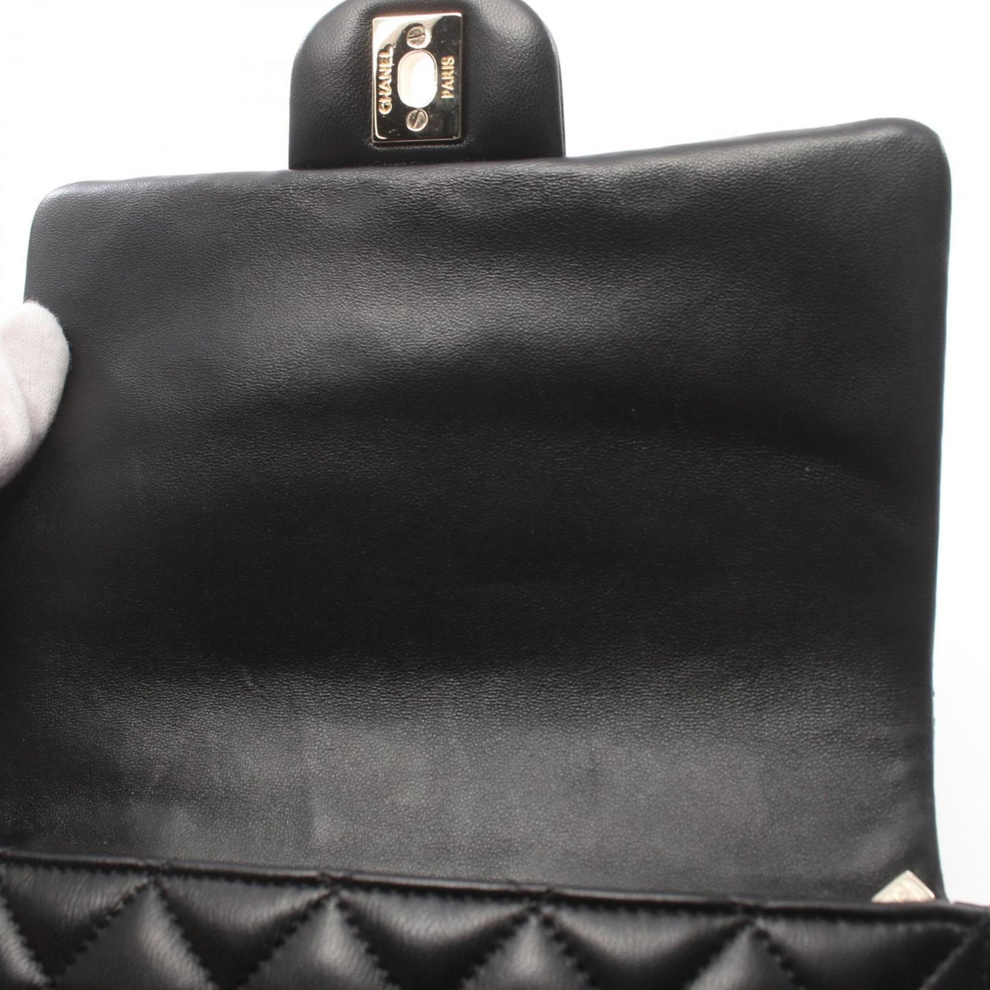 Chanel Timeless Black Leather Shoulder Bag