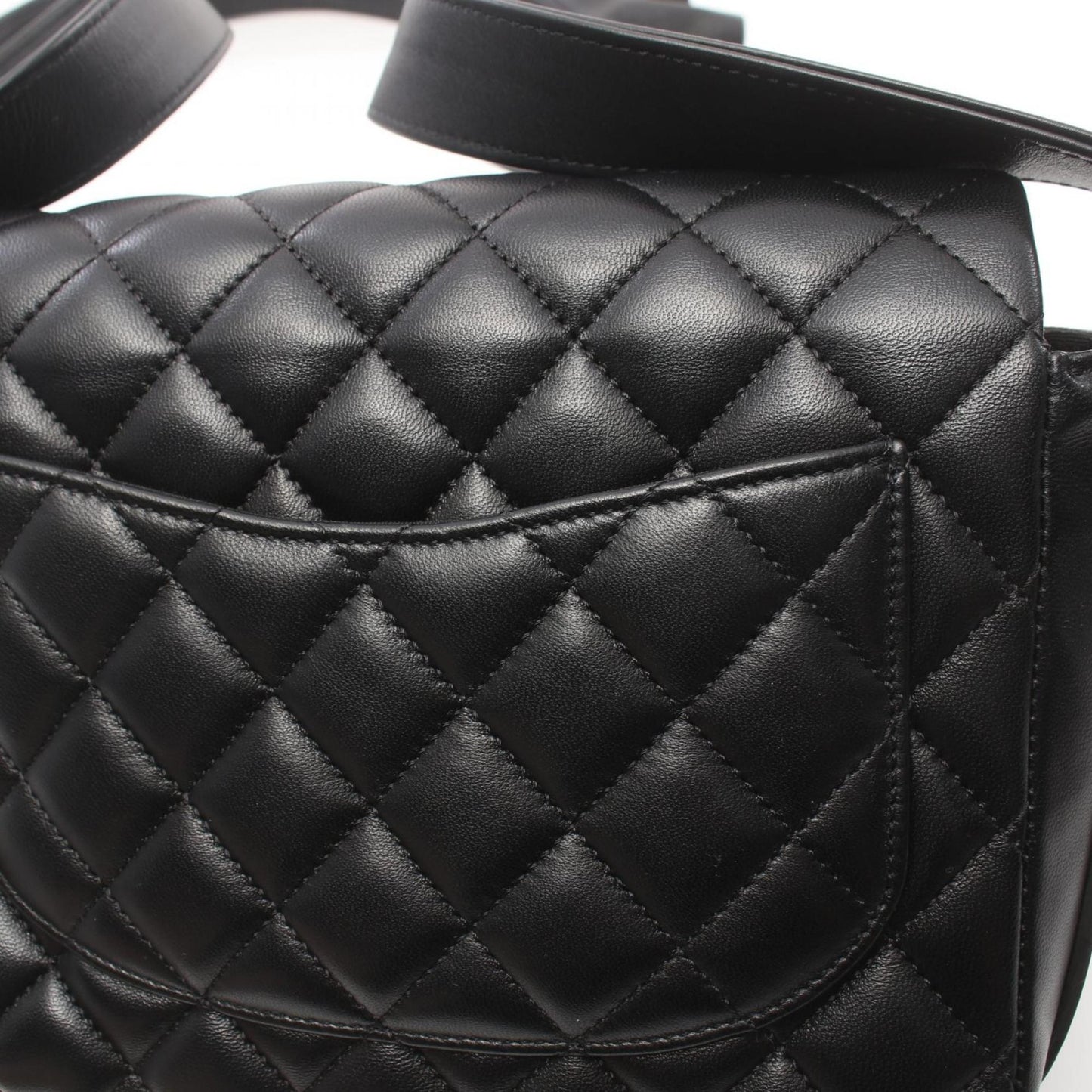 Chanel Timeless Black Leather Shoulder Bag