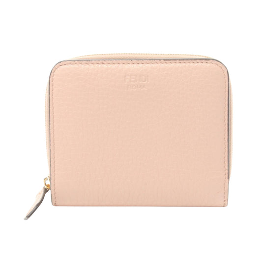 Fendi F is Fendi Pink Leather Wallet Accessories