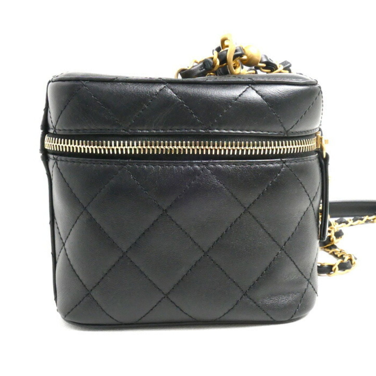 Chanel Black Pony-style Calfskin Shopper Bag