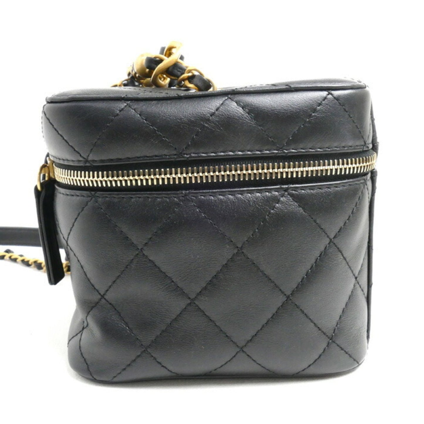 Chanel Black Pony-style Calfskin Shopper Bag