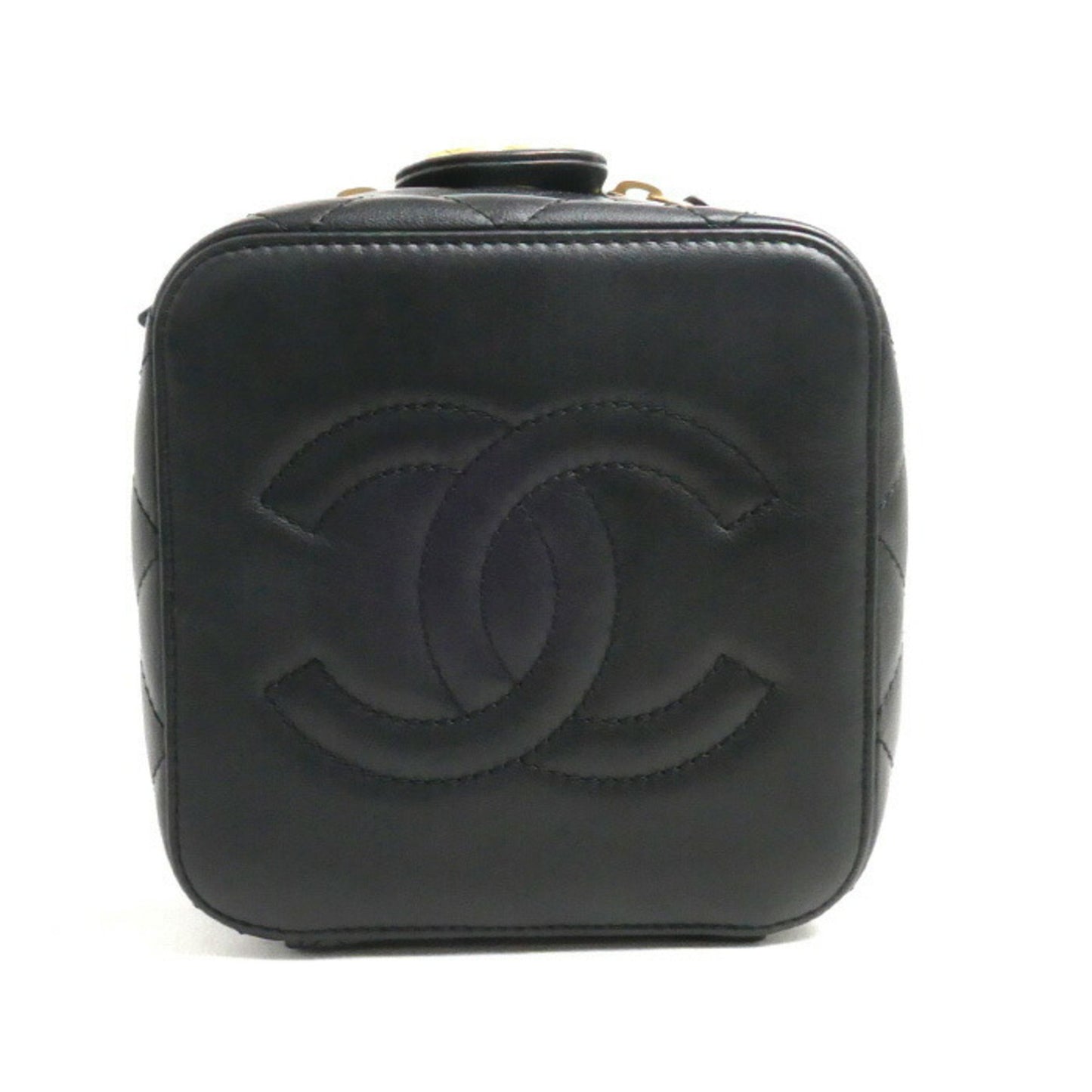 Chanel Black Pony-style Calfskin Shopper Bag