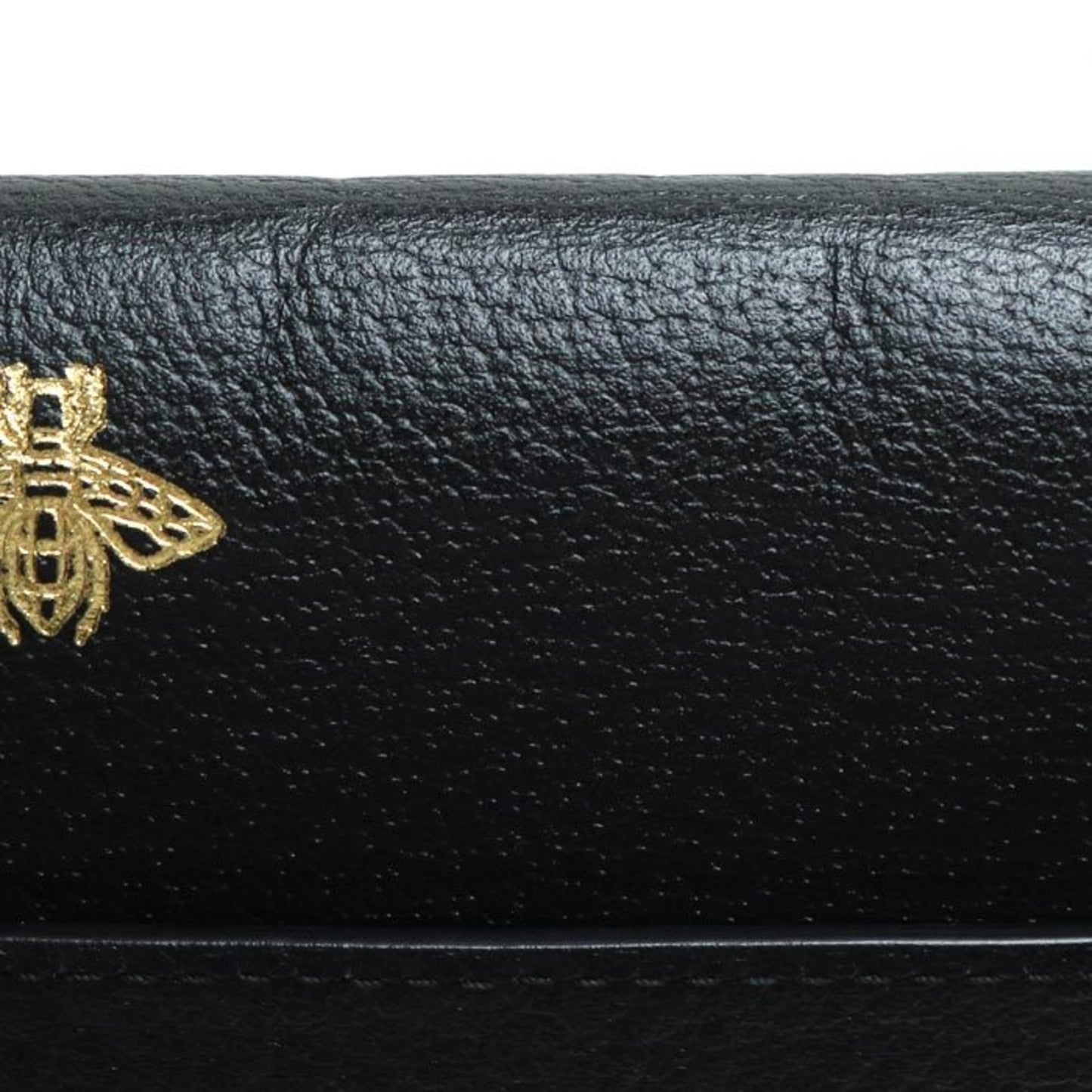 Gucci Black Leather Clutch Bag