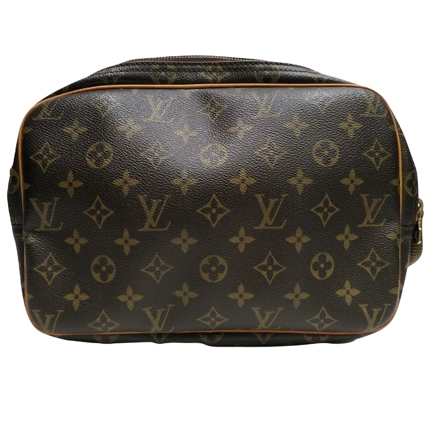 Louis Vuitton Reporter Brown Canvas Shoulder Bag