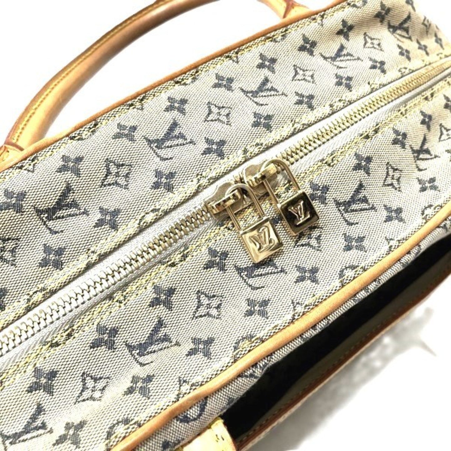 Louis Vuitton Marie Navy Canvas Travel Bag