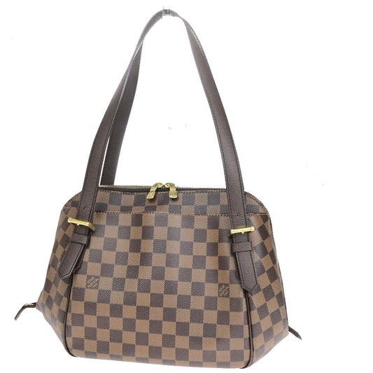 Louis Vuitton Belem MM Brown Canvas Hand Bag